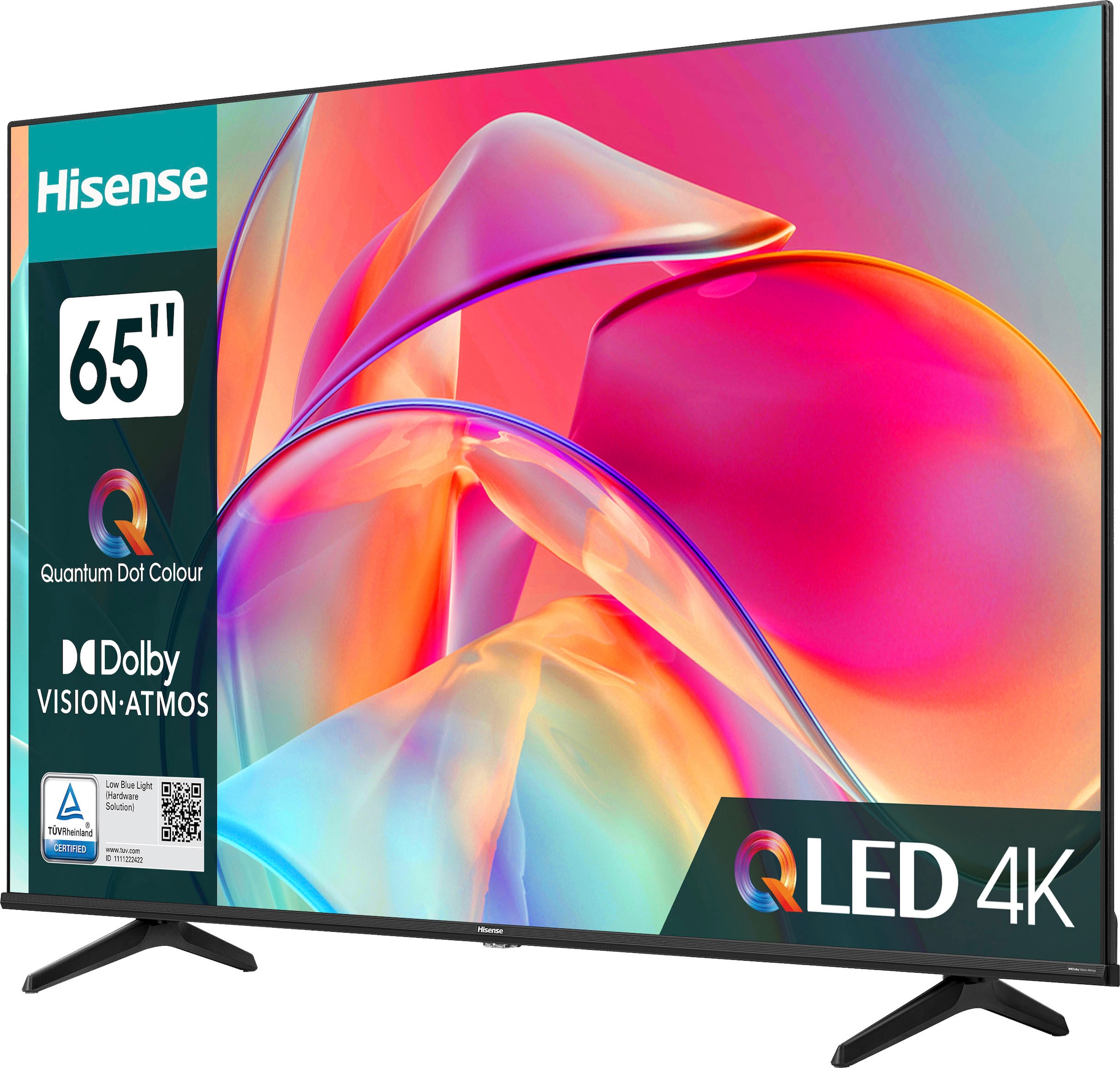 Hisense QLED-Fernseher »65E7KQ«, 4K cm/65 bestellen auf Zoll, 164 HD, Ultra Smart-TV Raten