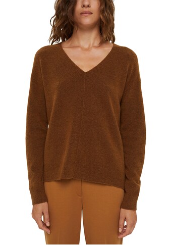 Esprit V-Ausschnitt-Pullover, mit überschnittenen Schultern kaufen