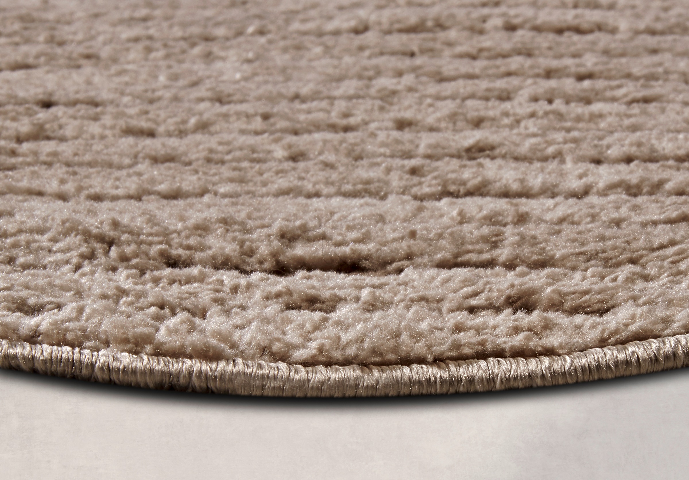 ELLE DECORATION Designteppich »Cosy Panglao, auch als Rundteppich erhältlich«, rechteckig, 14 mm Höhe, uni Kurzflor, Hoch Tief Struktur, modern, Skandi, Boho, Wohnzimmer