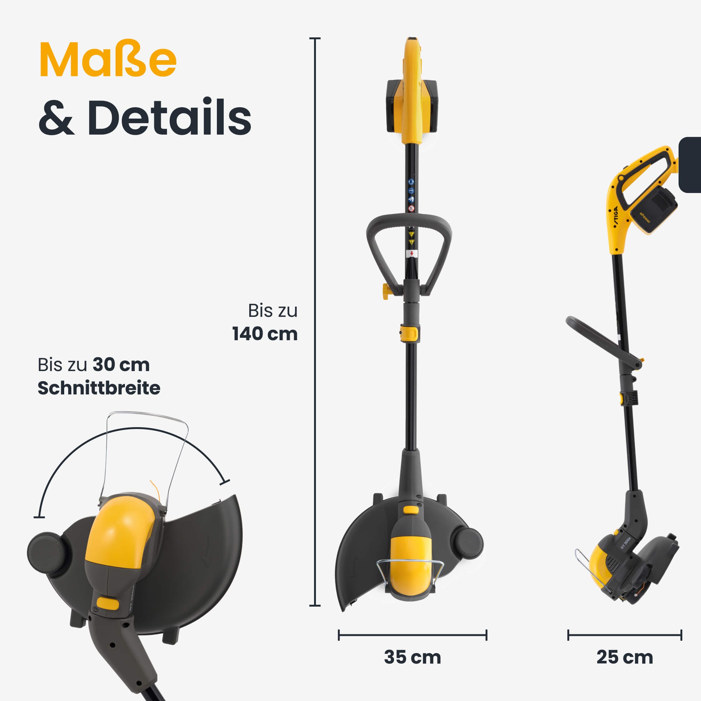 STIGA GARDEN Akku-Rasentrimmer »GT 300e«