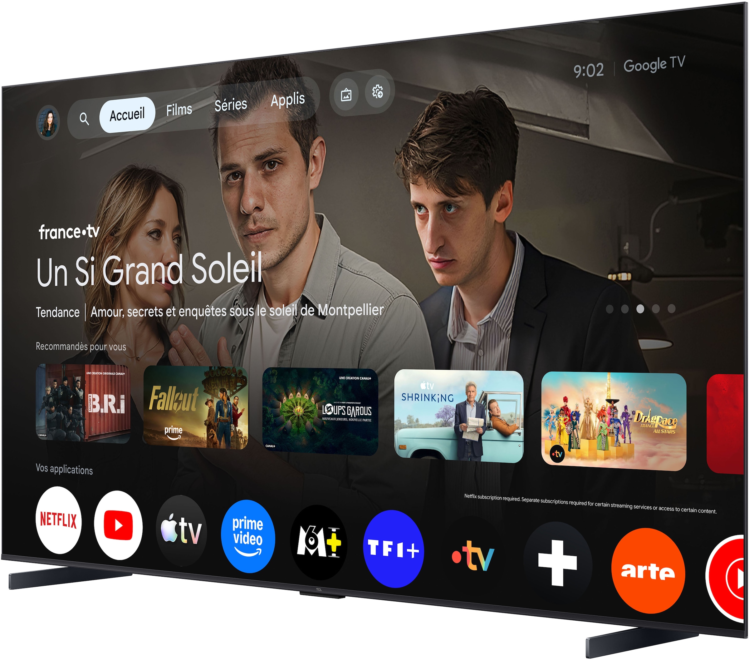 TCL LED-Fernseher »98Q7D Pro« 248 cm/98 ″
