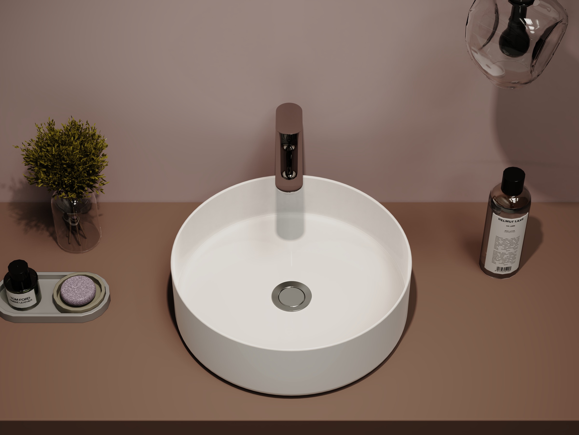 welltime Aufsatzwaschbecken »RONDO« NANO Glasur