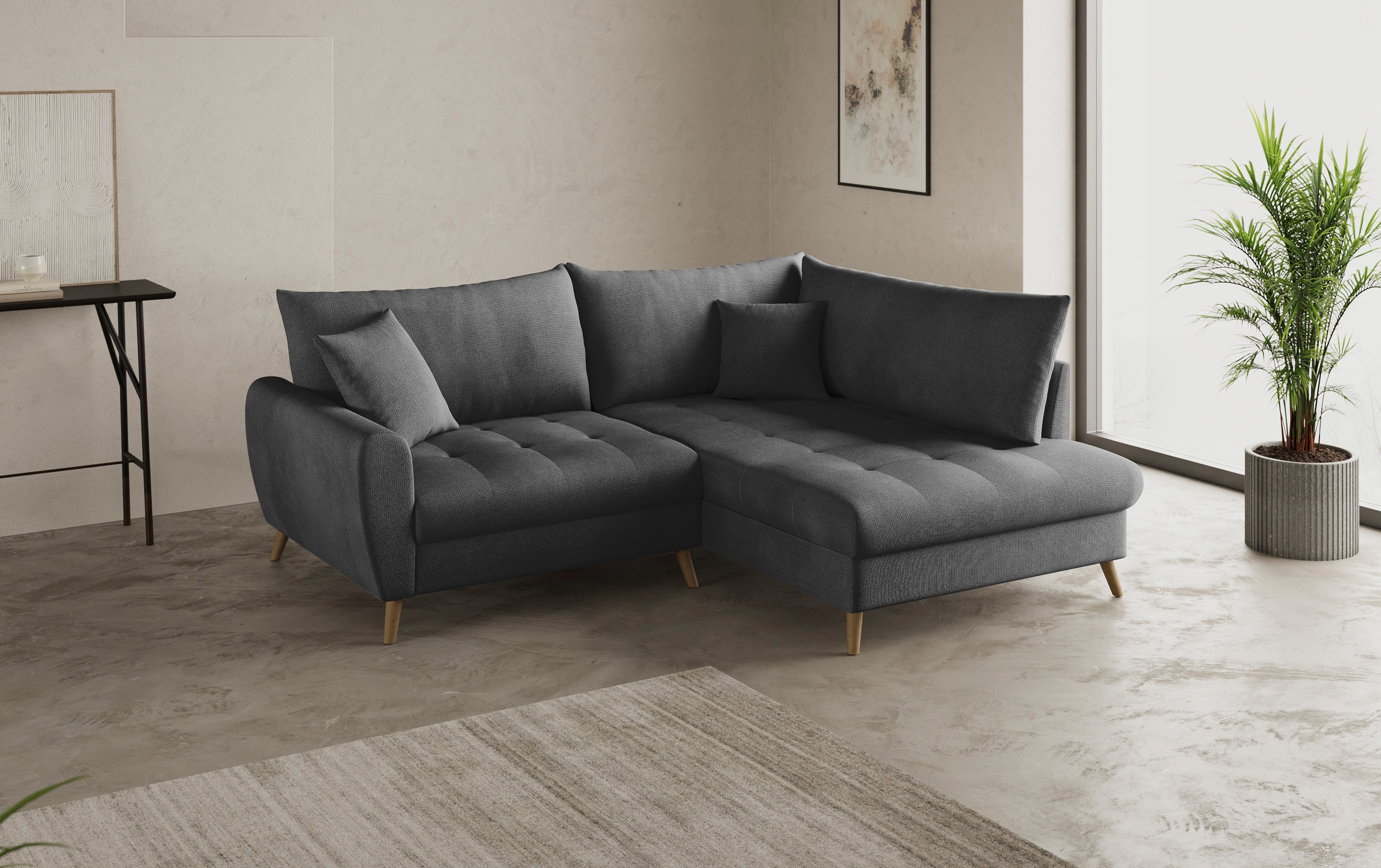Mr. Couch Ecksofa "Blackburn II, L-Form" Mit Kaltschaumpolsterung bis 140 k günstig online kaufen