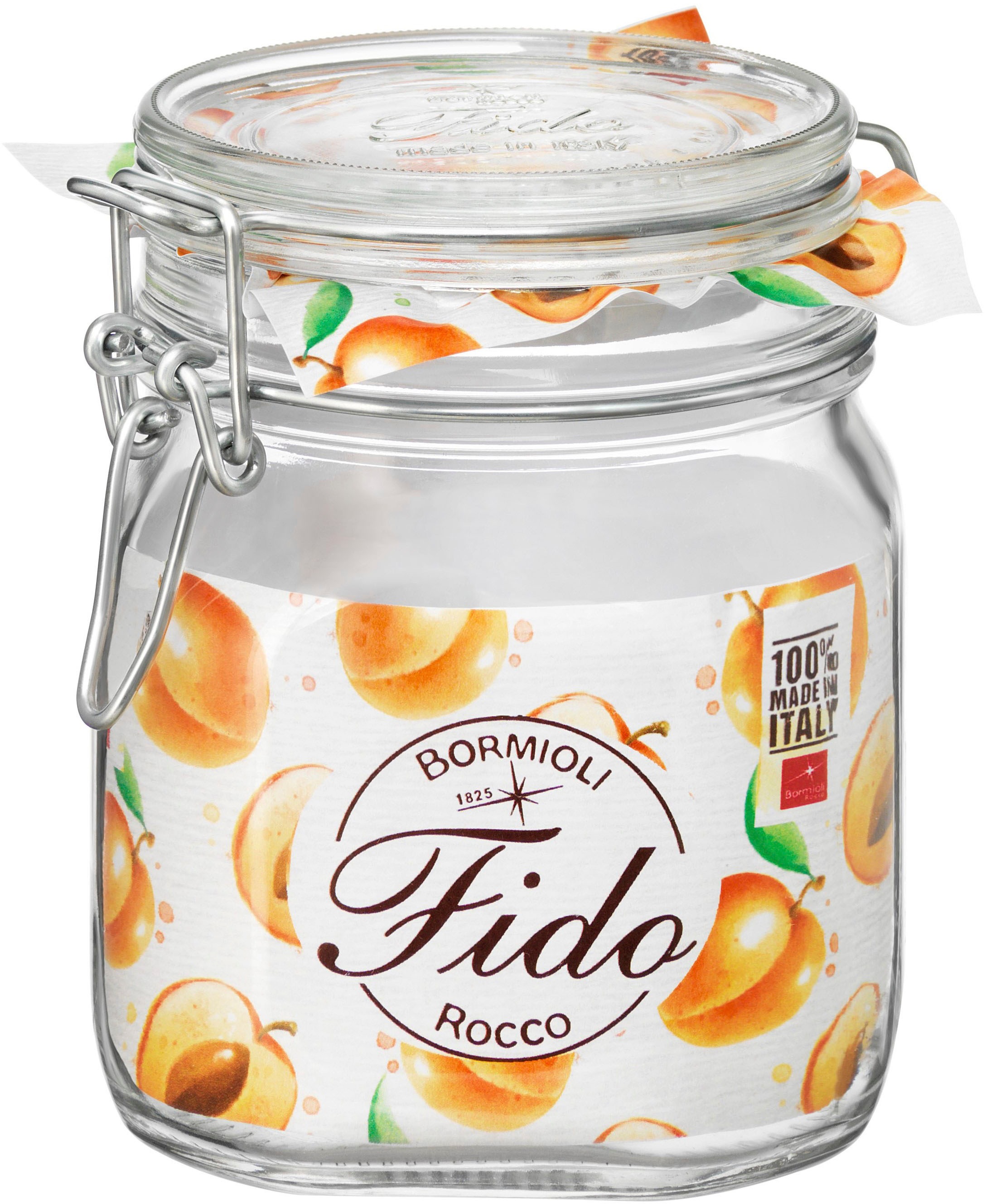 Bormioli Rocco Vorratsglas »Fido«, (Set, 6 tlg., 6 Stück, 0,75l Fassungsver günstig online kaufen
