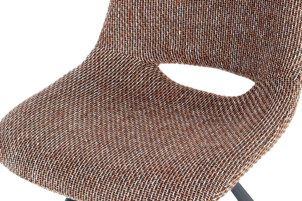 Kayoom Stuhl »Josephine 325 2er-Set, zeitloses Design, mit geometrischer Aussparung«, (Set), 2 St., pflegeleicht, schlicht, weiche Polsterung für angenehmes Sitzgefühl
