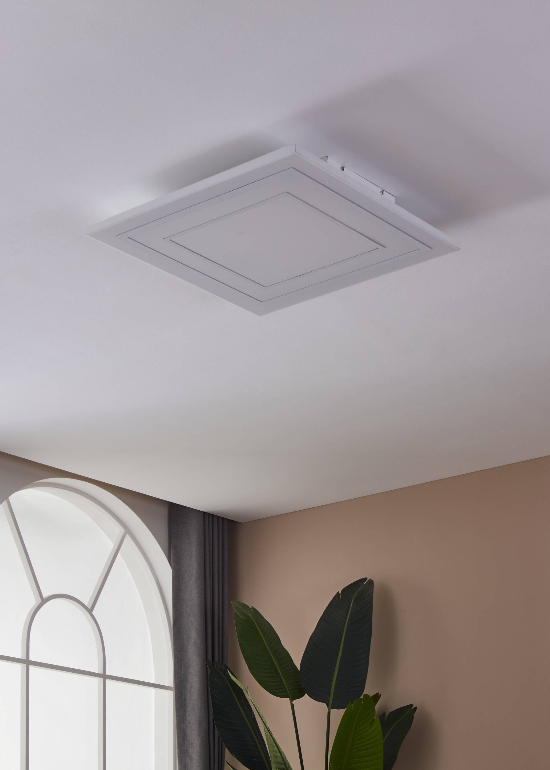 EGLO Deckenleuchte »Albarca Deckenlampe rahmenlos, inkl. Fernbedienung, Dec günstig online kaufen