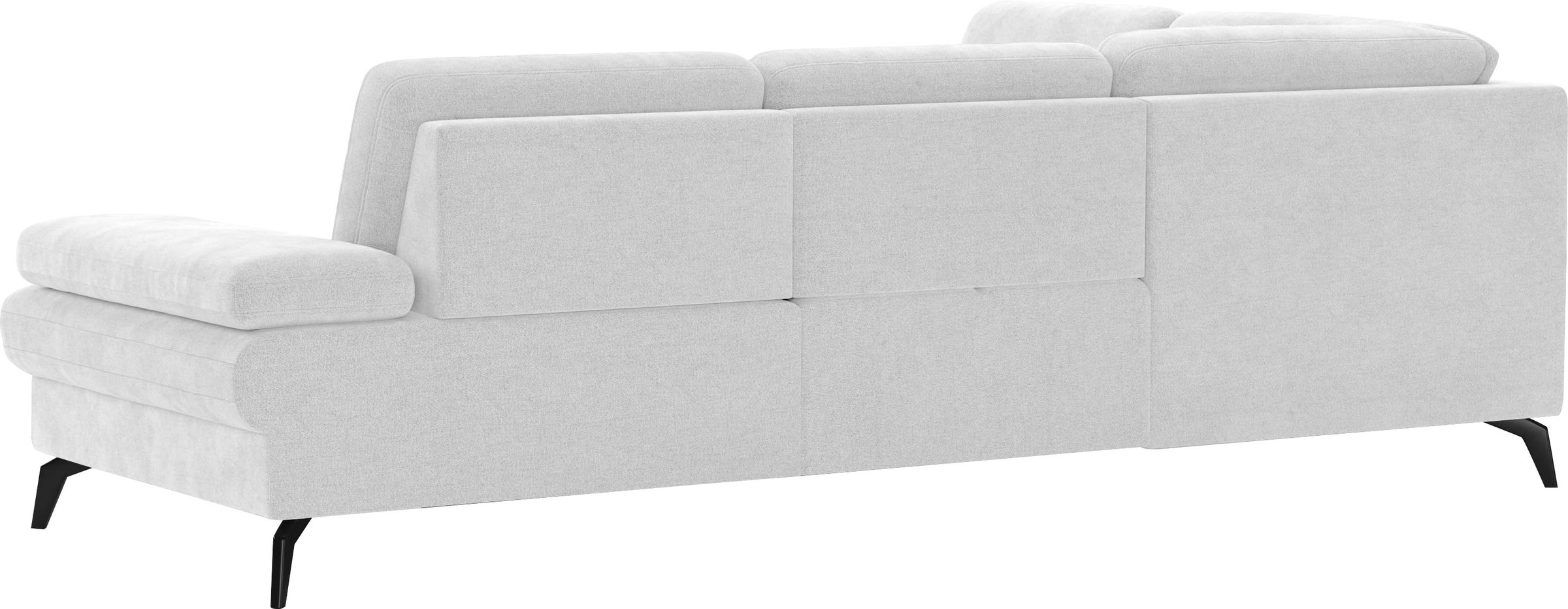 sit&more Ecksofa »Morris L-Form, inkl. Sitztiefenverstellung«, wahlweise mit Armteilverstellung, Bettfunktion & Bettkasten