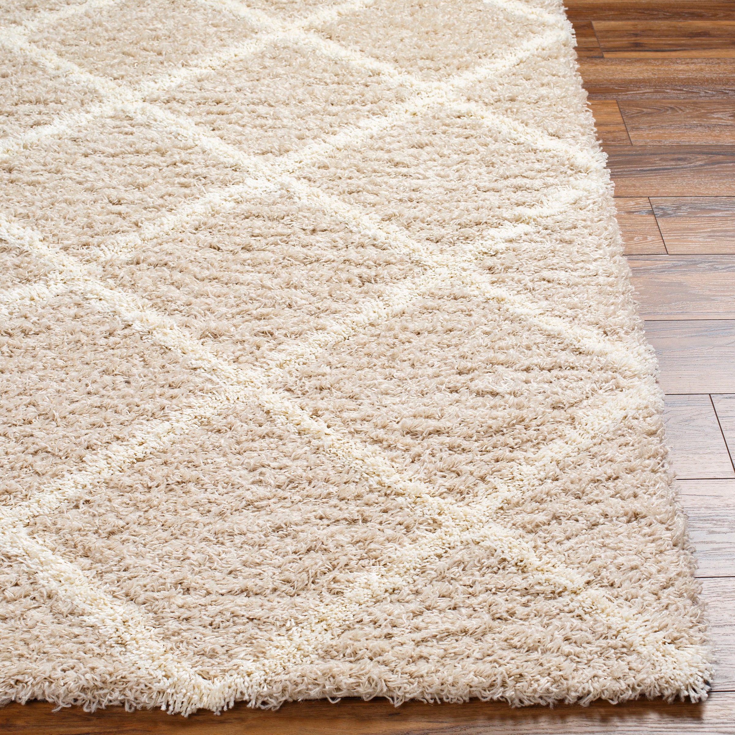 Livabliss Hochflor-Teppich »TRAKAI«, rechteckig, 52 mm Höhe, Flauschig, Langflor, Weich, Boho Wohnzimmerteppich, Grau