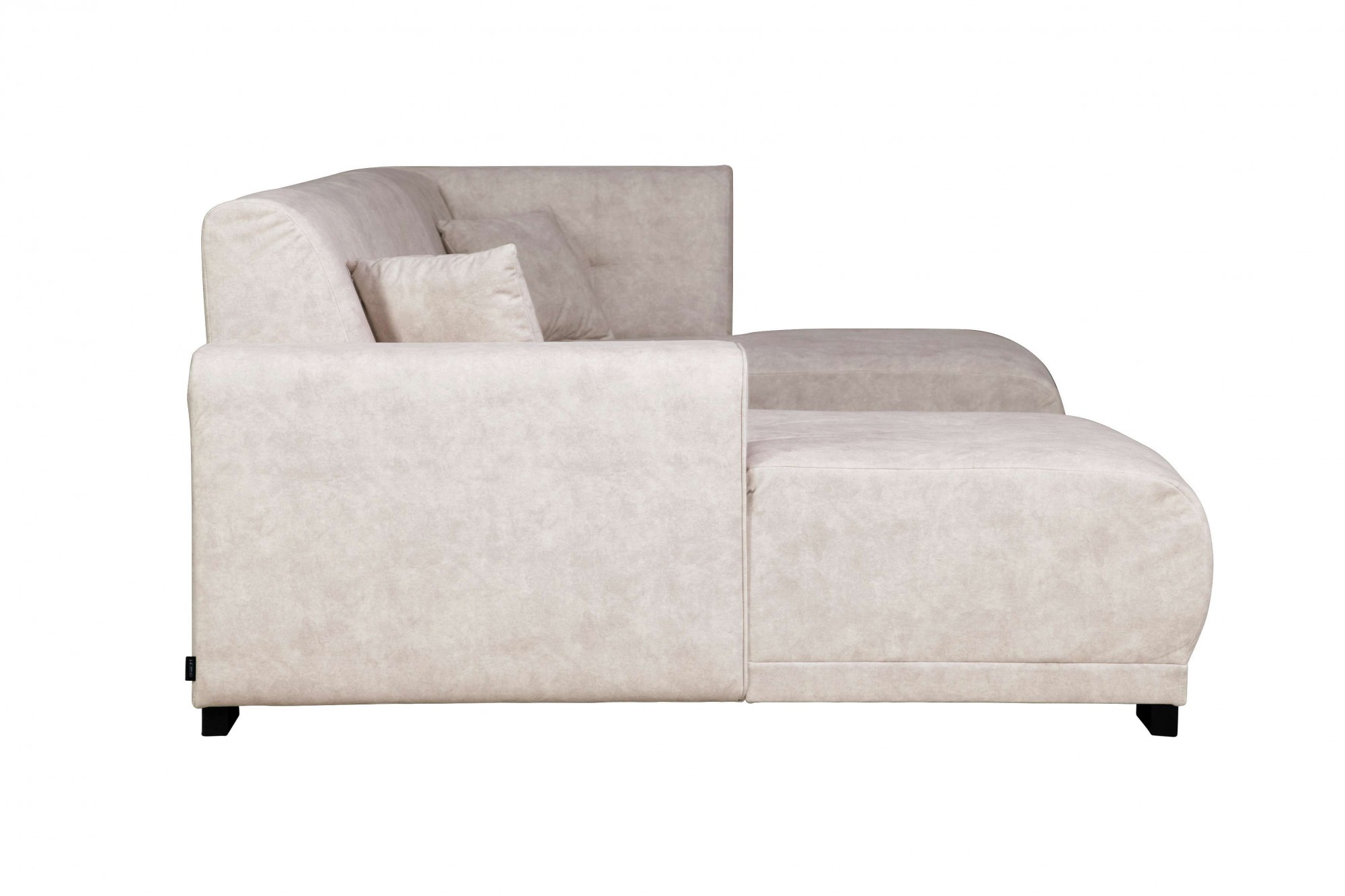 Home affaire Wohnlandschaft »Langeland U-Form«, incl. 2 Zierkissen, Recamiere wahlweise links oder rechts