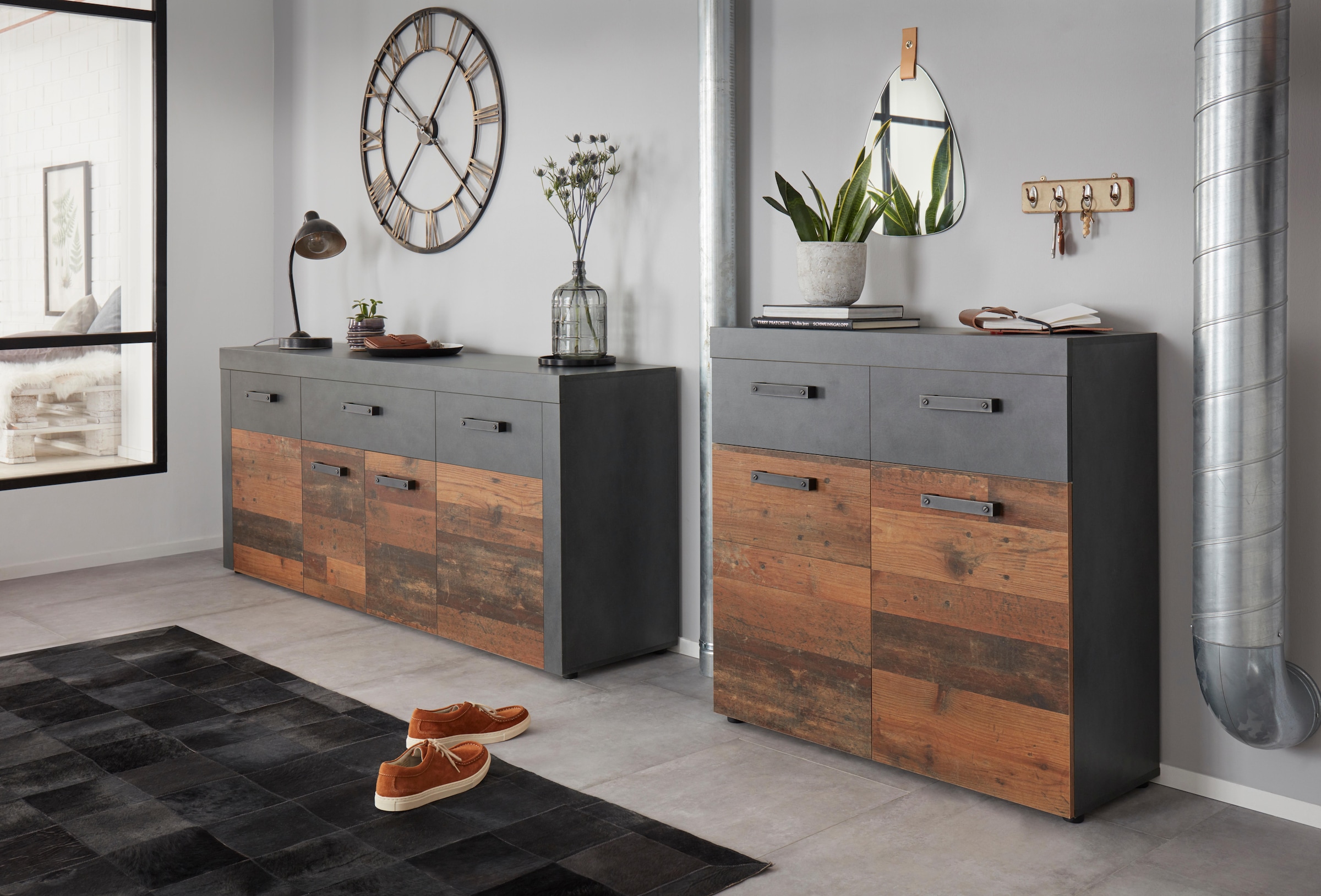 INOSIGN Sideboard »Ilana«, Kommode mit Schublade und 8 Fächern, Breite 178 cm