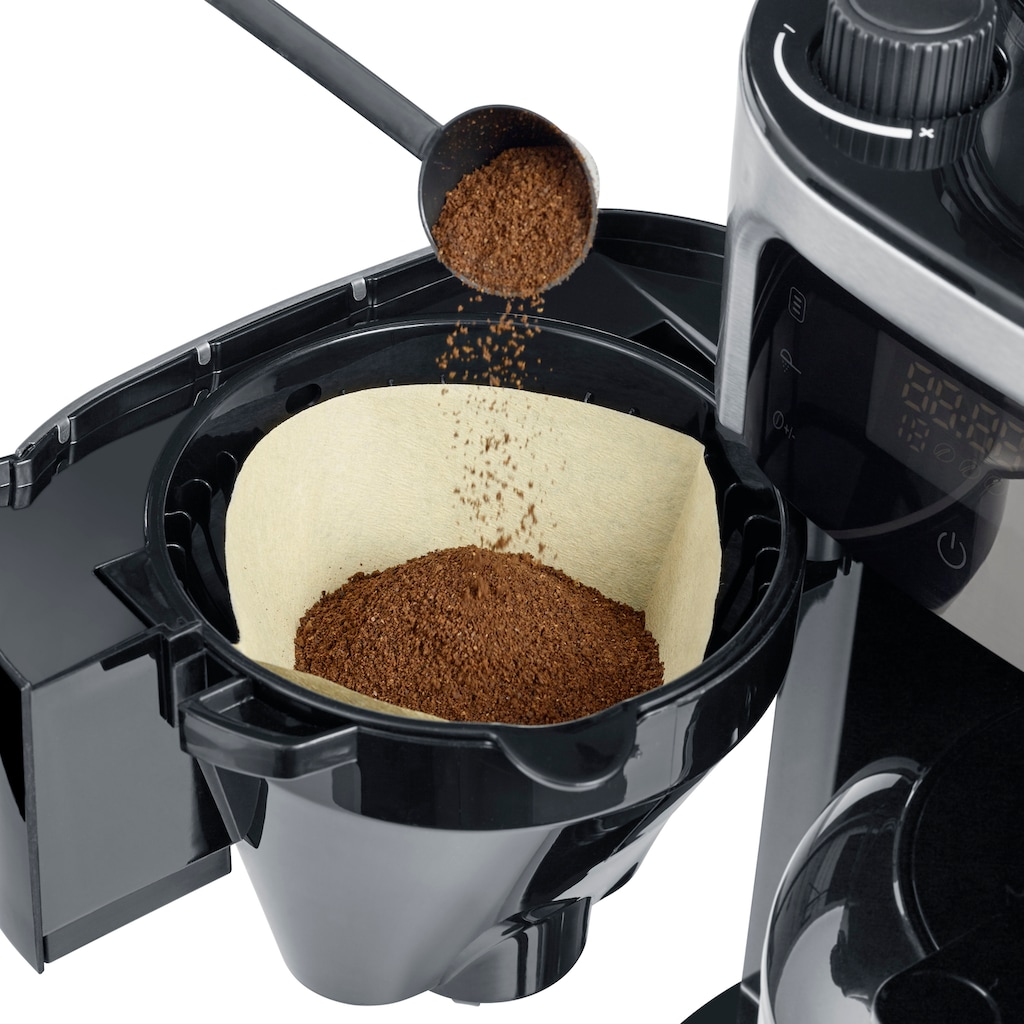 Severin Kaffeemaschine mit Mahlwerk »KA 4814«, 1 l Kaffeekanne, Permanentfilter, 1x4