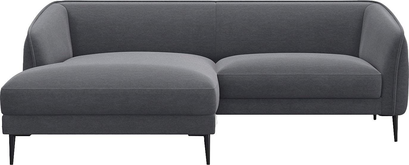 FLEXLUX Ecksofa »Belle Designsofa, bequem durch Kaltschaum im Sitz, OTTOs C günstig online kaufen