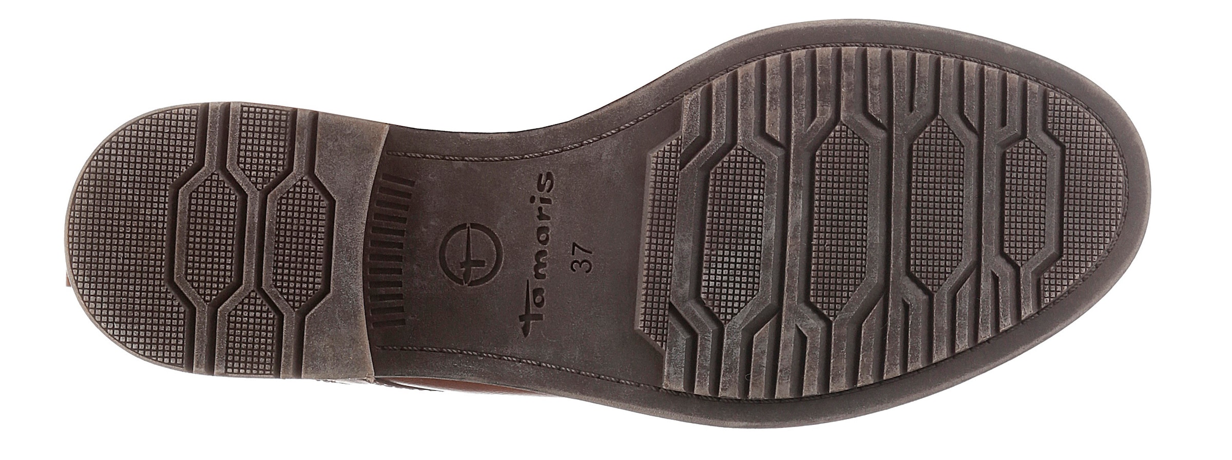 Tamaris Schnürboots, Blockabsatz, Schnürboots Stiefelette mit Zierreißverschluss