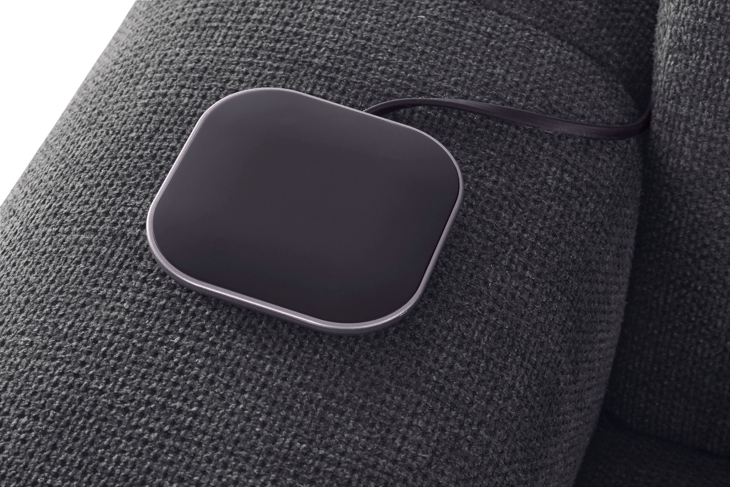 COTTA Ecksofa »Mia L-Form mit 3 Zierkissen«, wahlweise mit Bettfunktion, Bettkasten, Beleuchtung & Wireless-Charger
