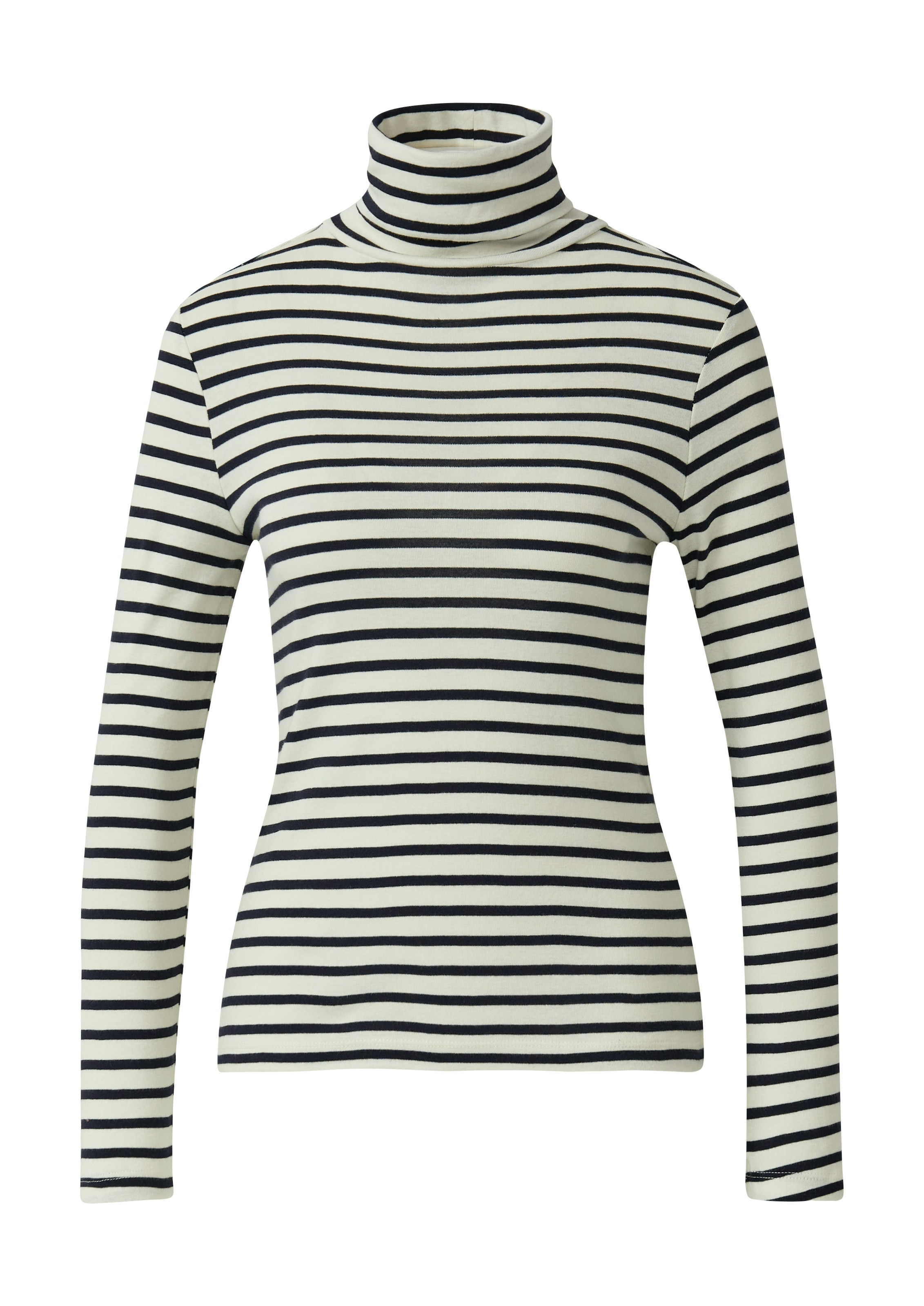 s.Oliver Rollkragenshirt mit Streifen Muster