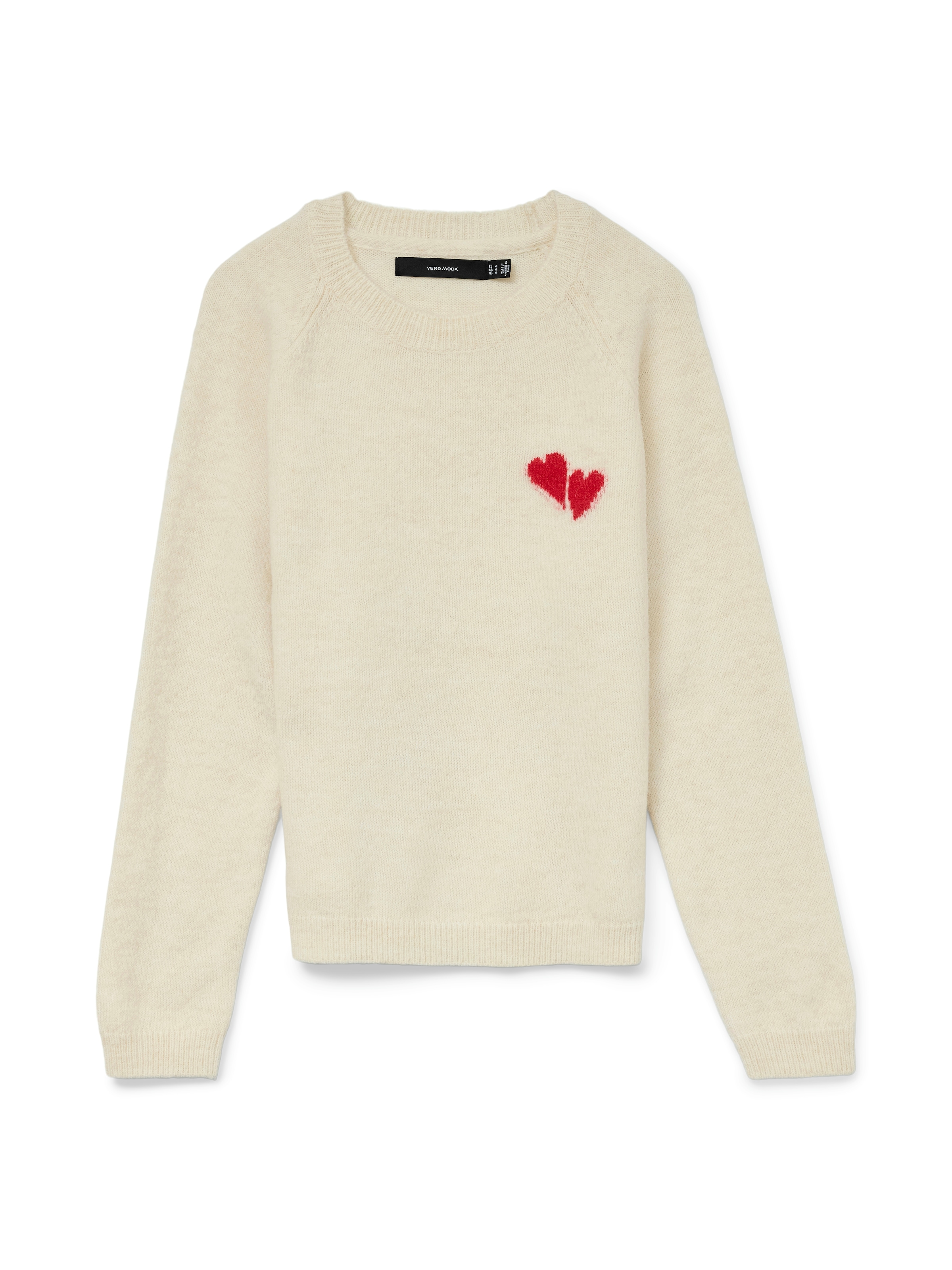 Vero Moda Strickpullover »VMBAM LS O-NECK PULLOVER BOO ENT«