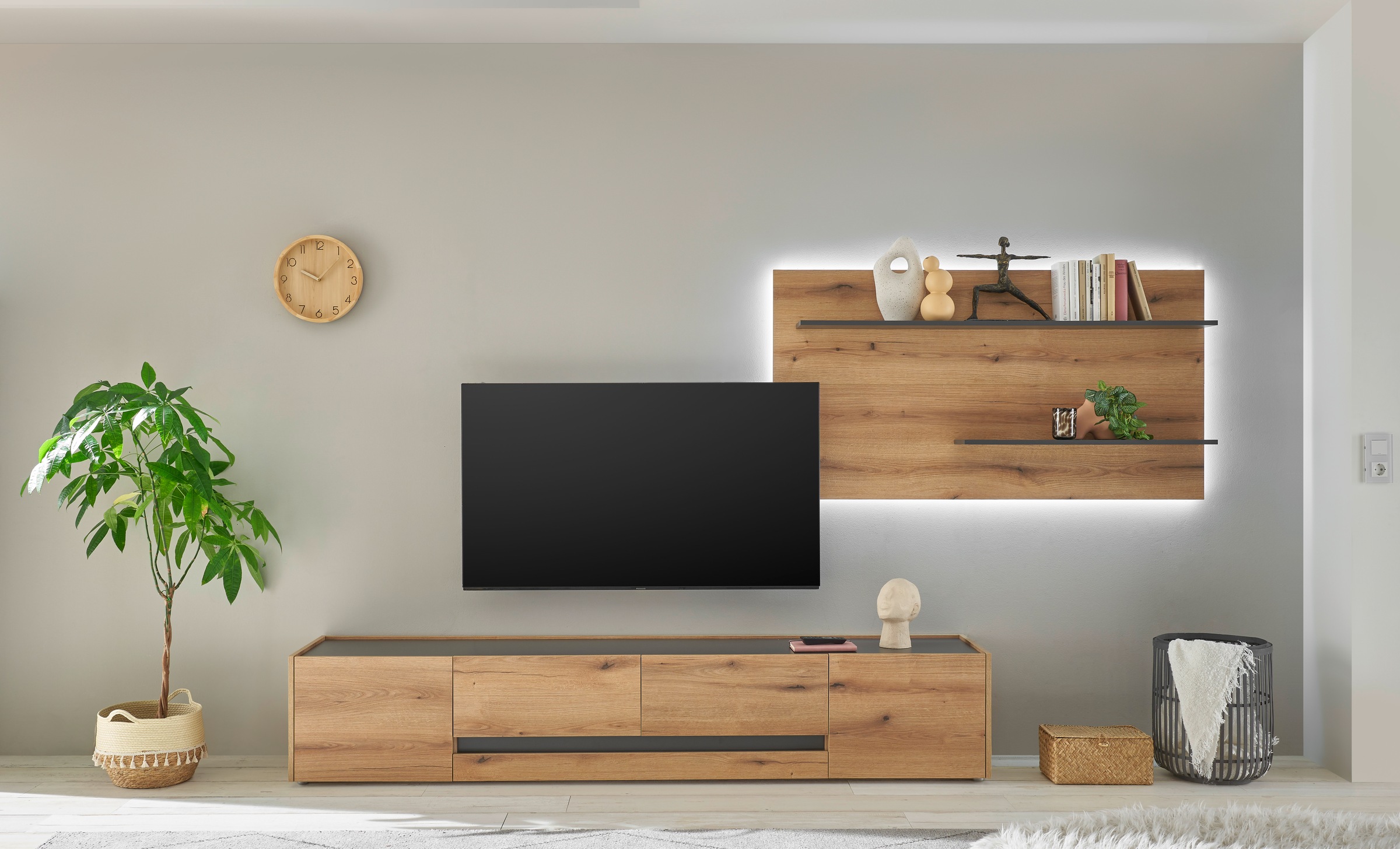 INOSIGN Wohnwand »City/Giron, moderne Anbauwand, Komplettset in vielen Farb günstig online kaufen
