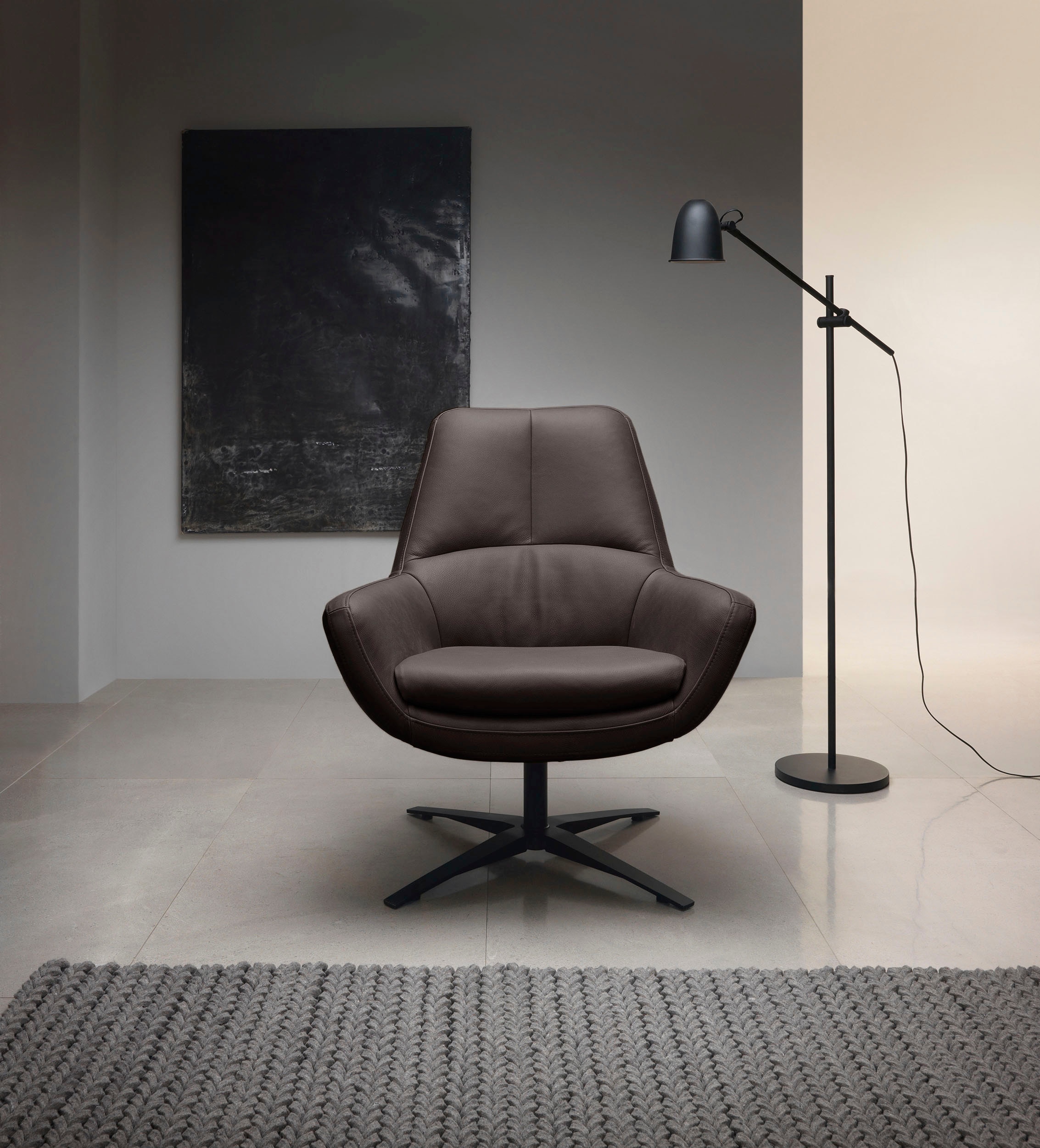 BETYPE Drehsessel »Be Organic Standard Back, Loungesessel«, in elegantem De günstig online kaufen