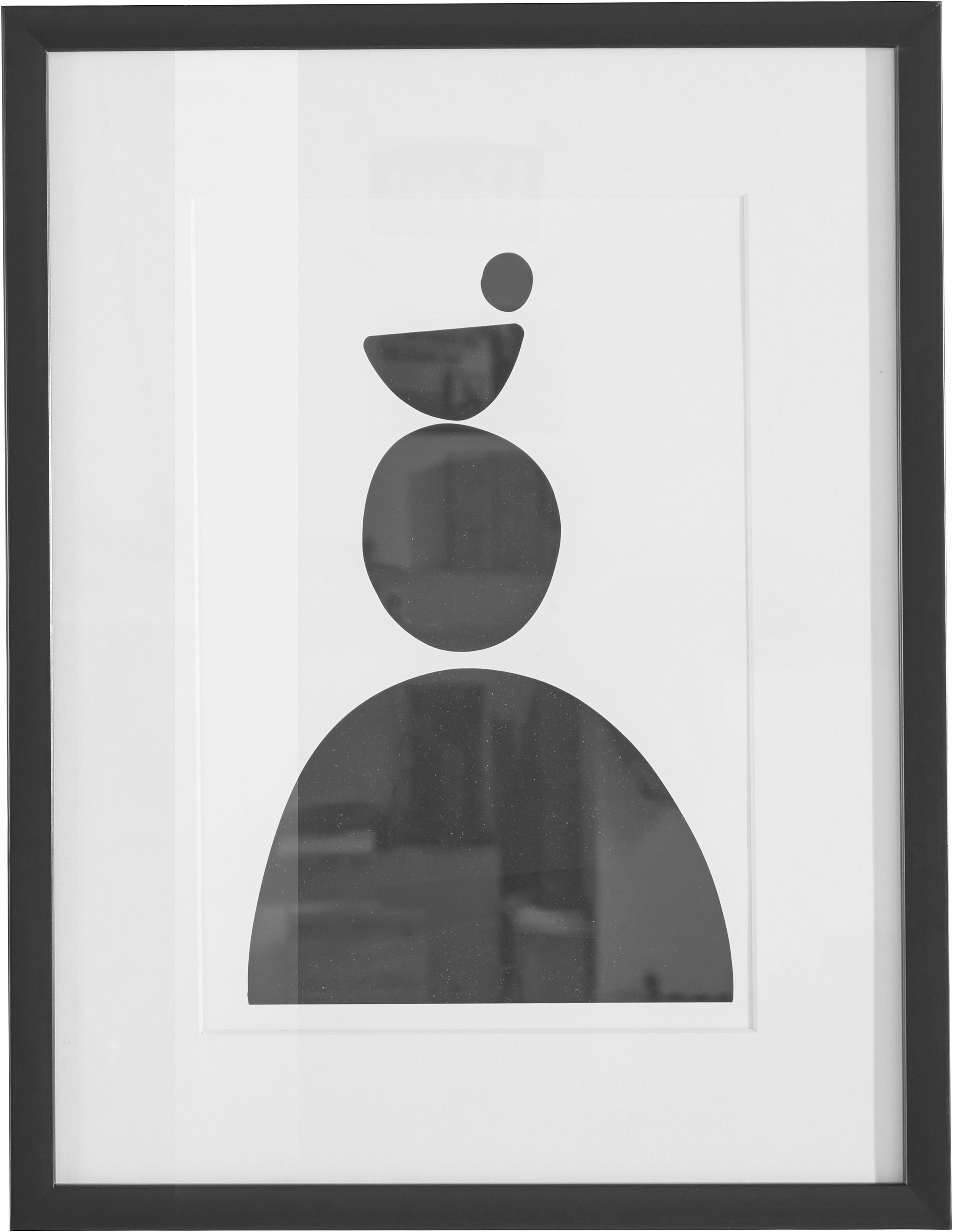 LeGer Home by Lena Gercke Bild »Black is Beautiful«, Abstrakt-Kunst-Schwarz günstig online kaufen