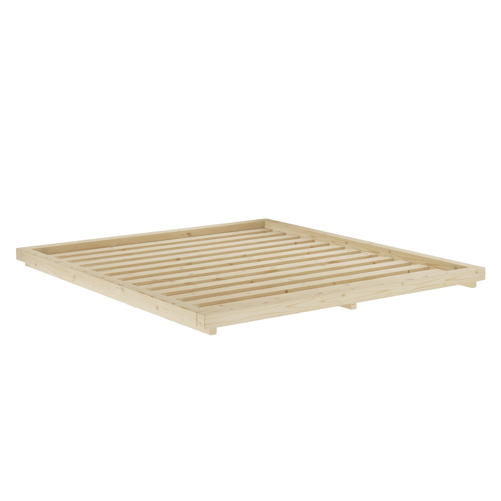 Karup Design Bettgestell »DOCK BED, Futonbett, Massivholzbett, Bett ohne Matratze«, Bett mit Lattenrost, aus FSC® zertifizierter Kiefer, mehrere Größen