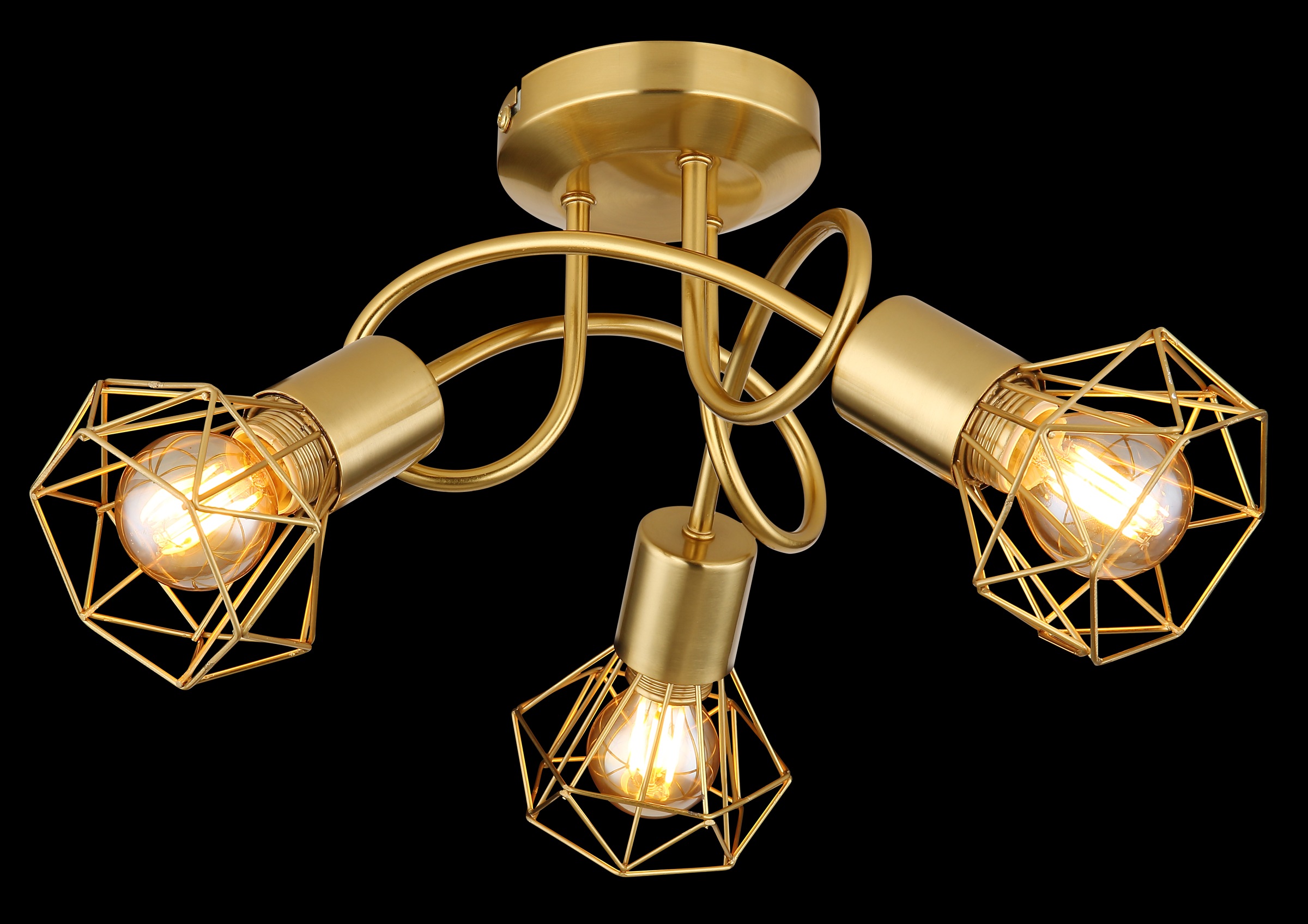 GLOBO LIGHTING Deckenleuchte »XARA I«, Leuchtmittel E14 | ohne Leuchtmittel, Deckenlampe/Wohnzimmer/Schlafzimmer/modern