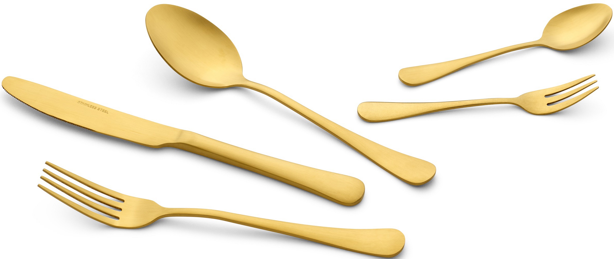 ECHTWERK Besteck-Set »Sorrent«, (Set, 30 tlg.), Tafelbesteck, Stonewashed