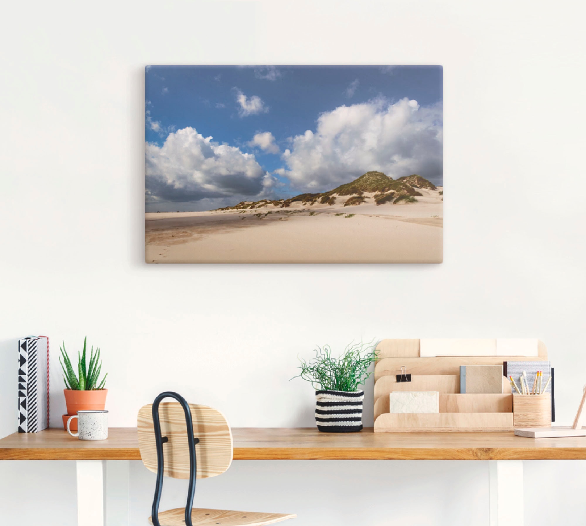 Artland Wandbild "Wolkenimpression Amrum", Küste, (1 St.), als Leinwandbild günstig online kaufen