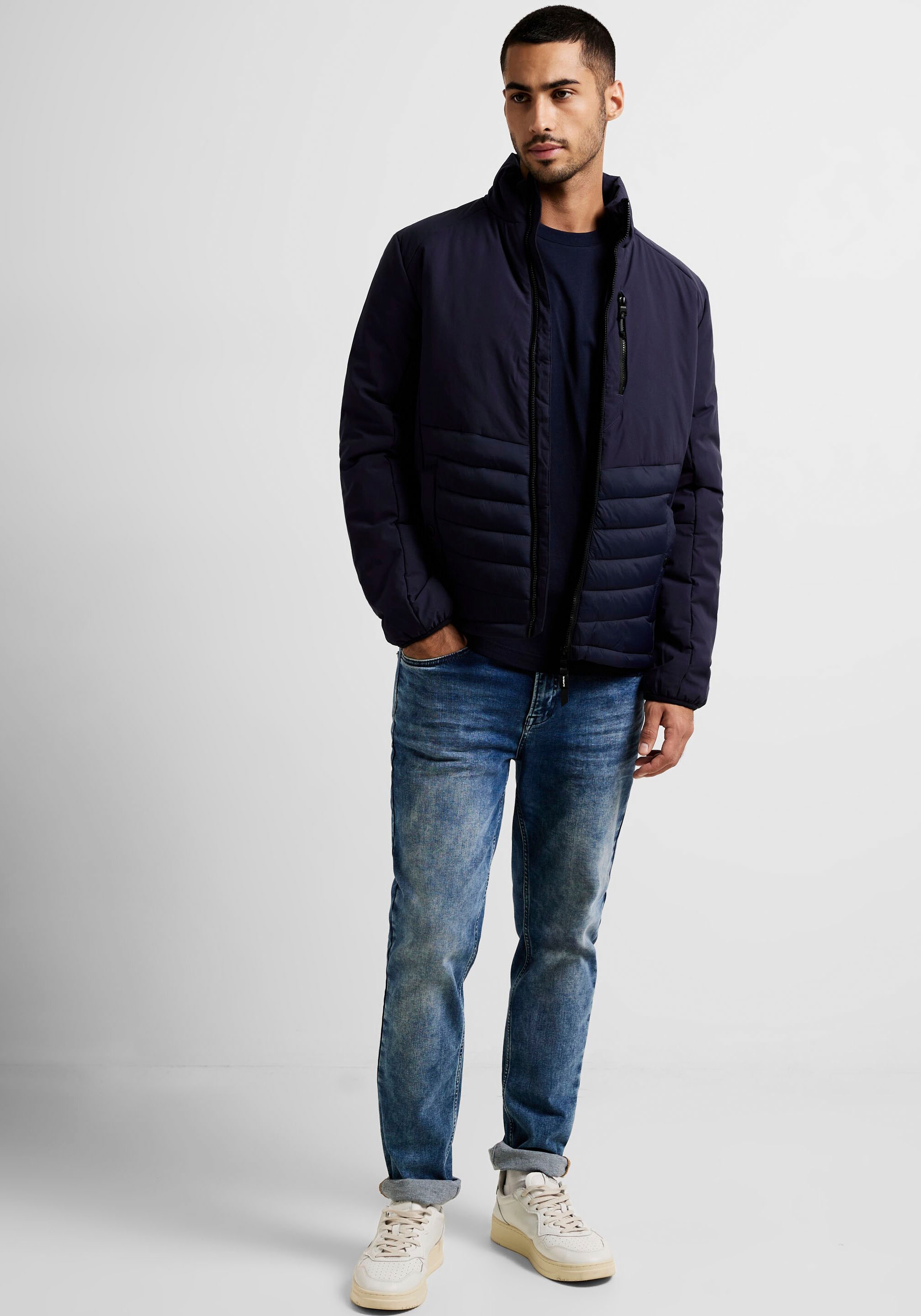 STREET ONE MEN Steppjacke, mit Innentasche