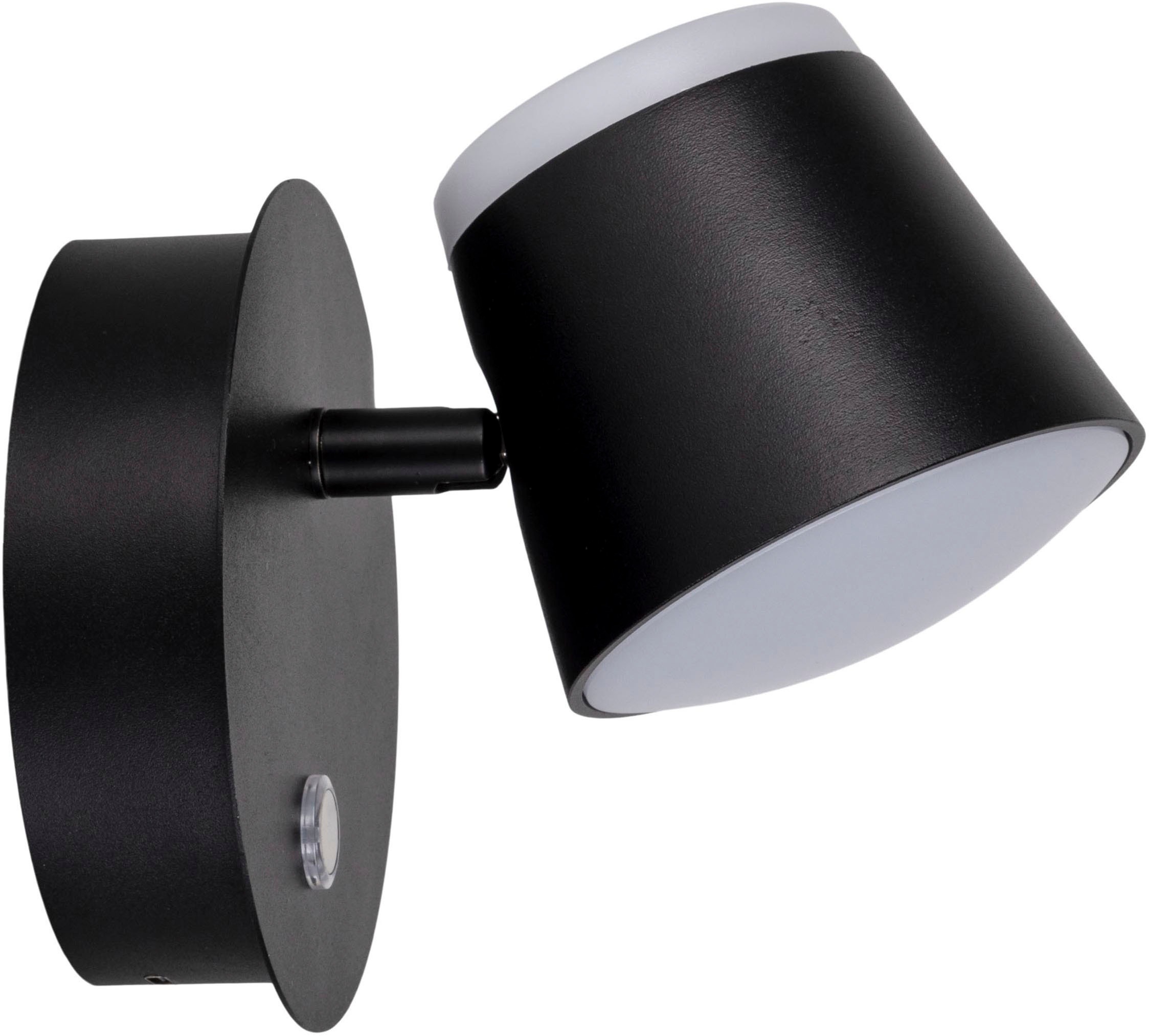 näve LED Wandleuchte »Tondo«, 1 flammig, Leuchtmittel LED-Modul | LED fest integriert, magnetisch, Akku Aufladung per USB-C Kabel, dimmbar per touch, Memory