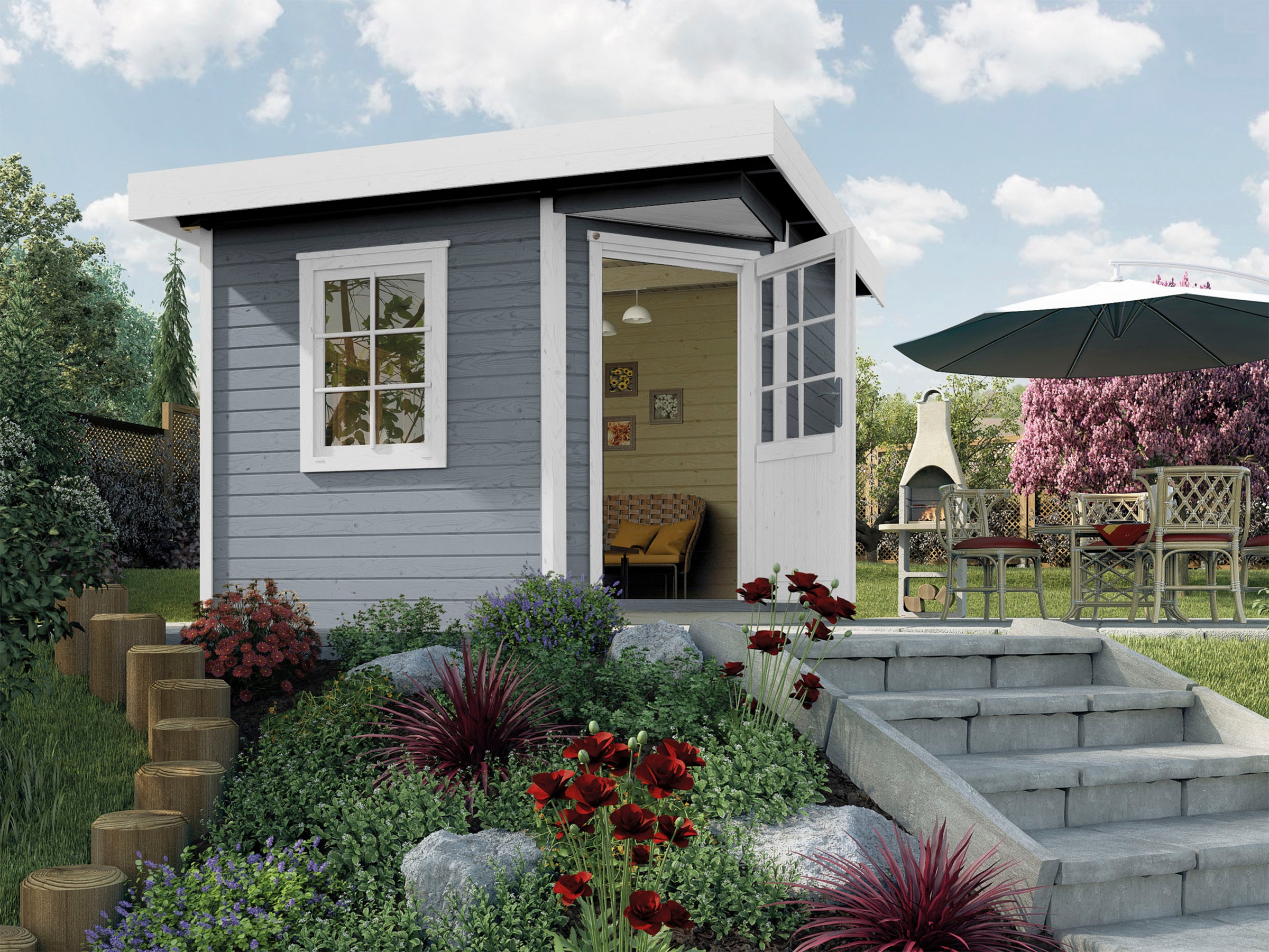 weka Gartenhaus »Designhaus 213 Plus«