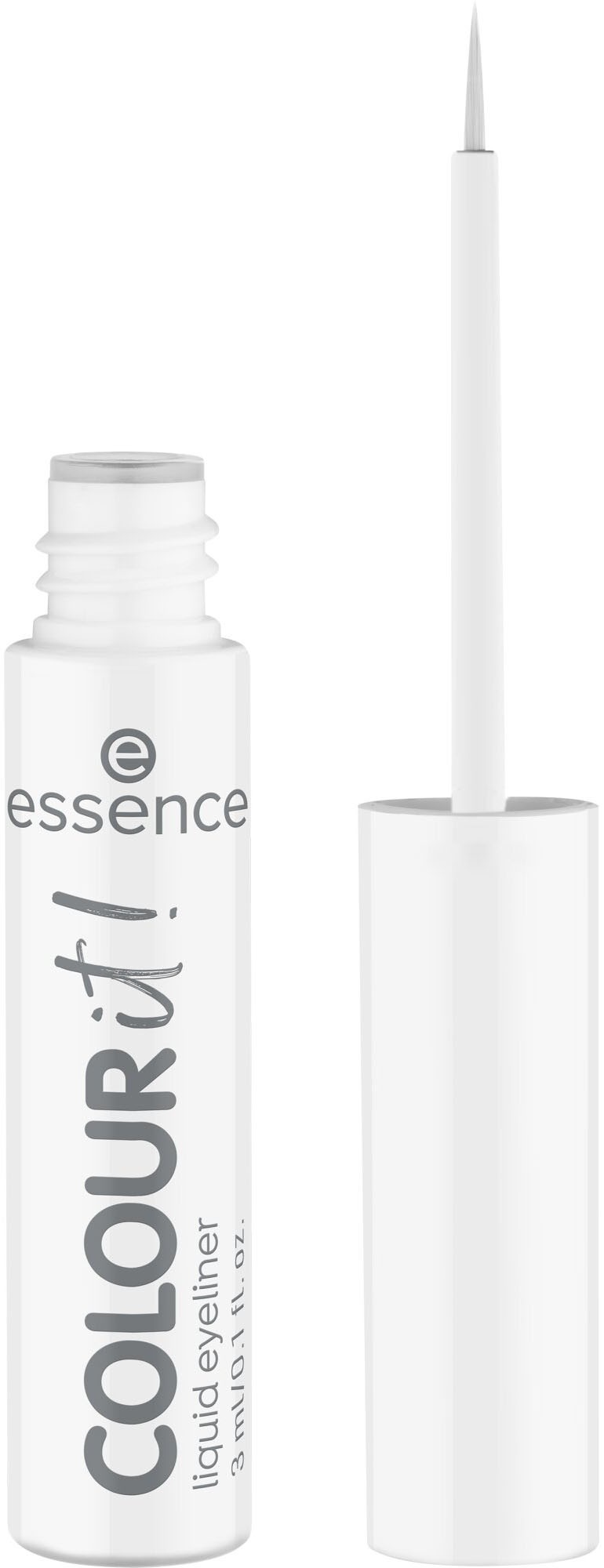 Essence Eyeliner »COLOUR it! liquid eyeliner«, (Set, 3 tlg.), Präzise Pinselspitze für müheloses Zeichnen definierter Linien.