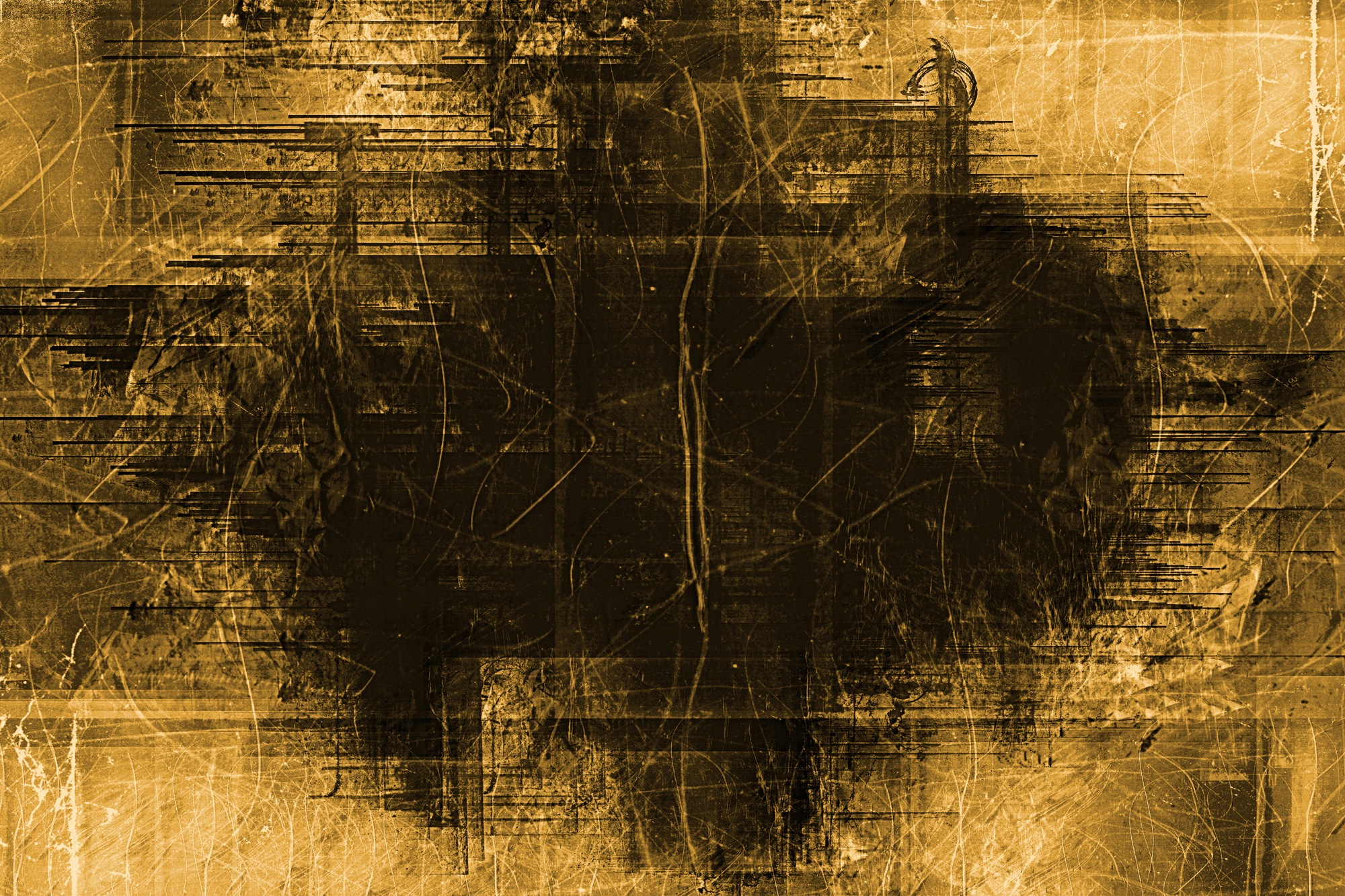 queence Leinwandbild »The Gold« Abstrakt 1 Stk. tlg. mit sehr guten Schalla günstig online kaufen
