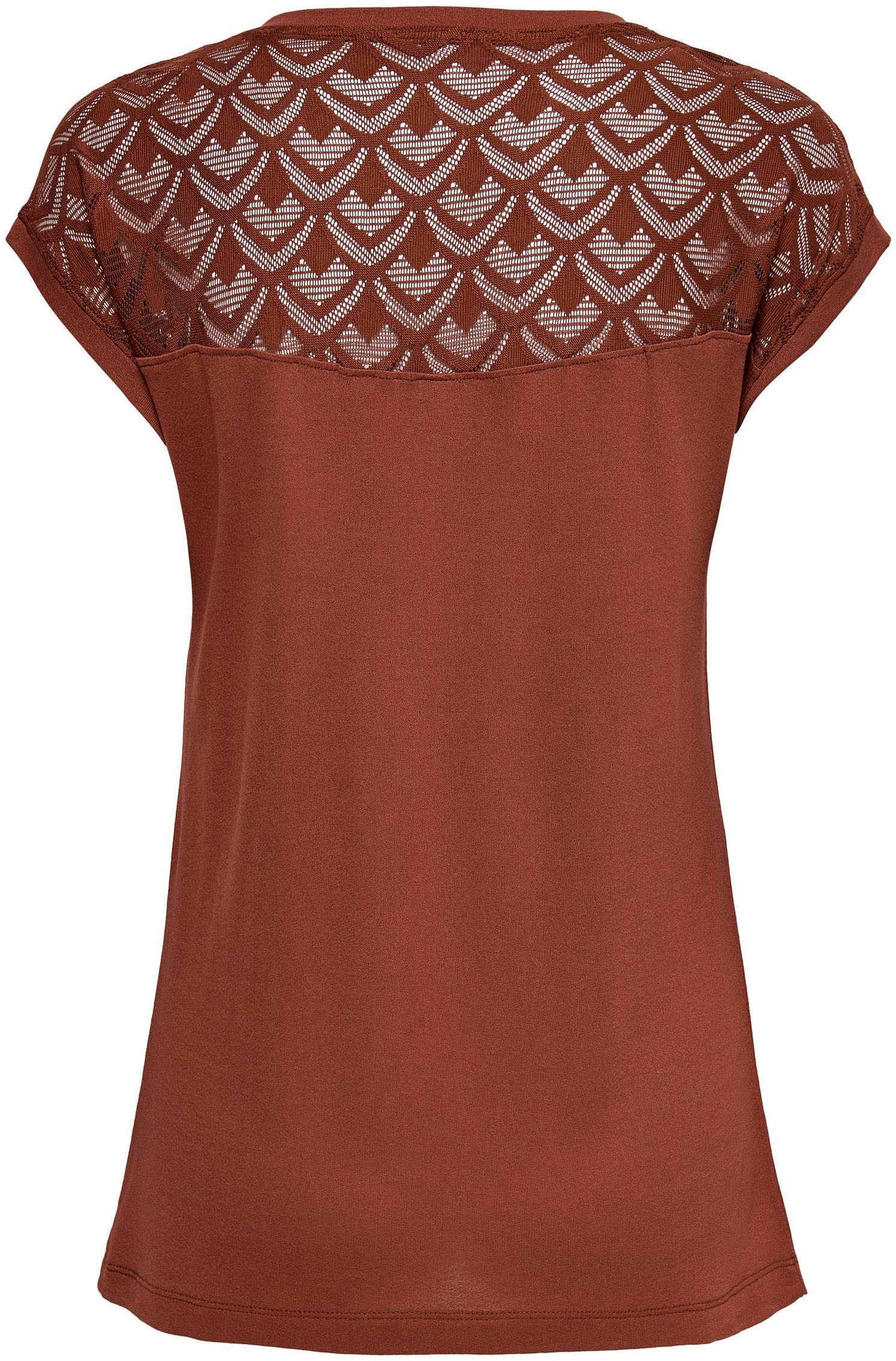 ONLY Spitzenshirt »ONLNICOLE LIFE S/S MIX TOP NOOS JRS«