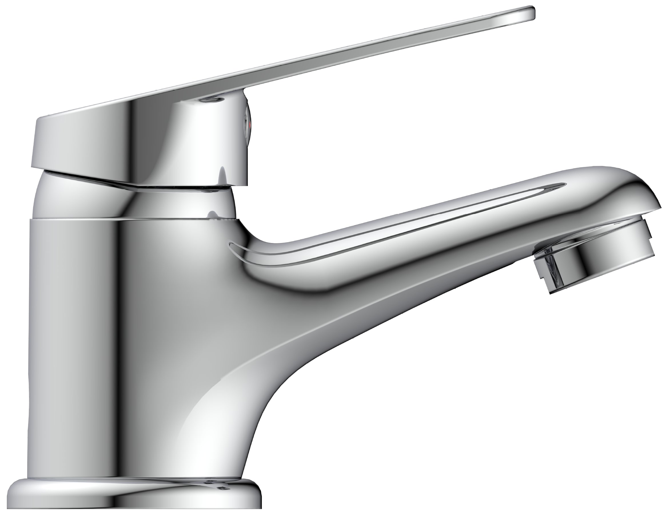 welltime Waschtischarmatur »BARI« Der Platzsparklassiker in frischem Design