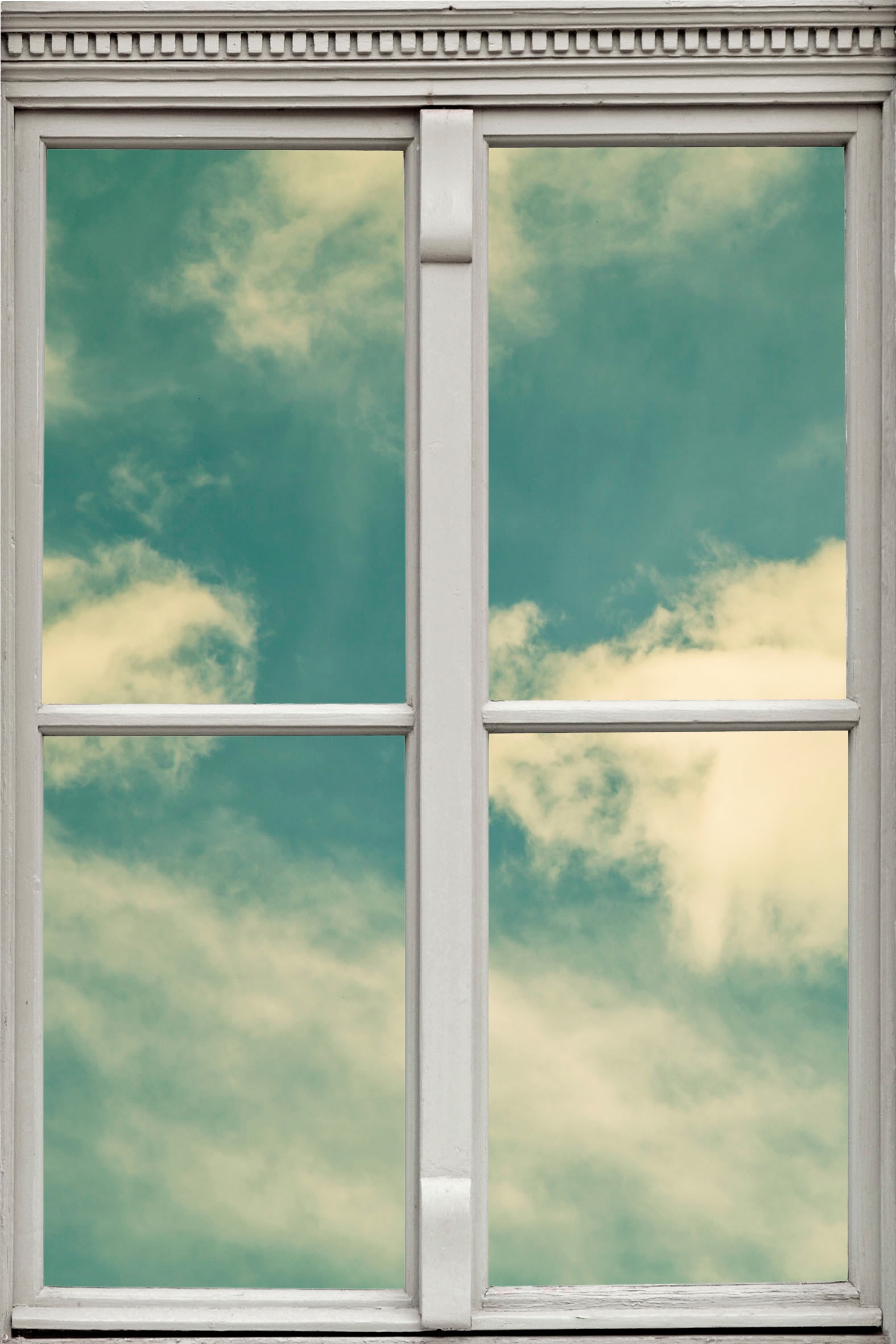 queence Wandsticker »Wolkenhimmel« Wandsticker, Wandbild, selbstklebend, 3D günstig online kaufen