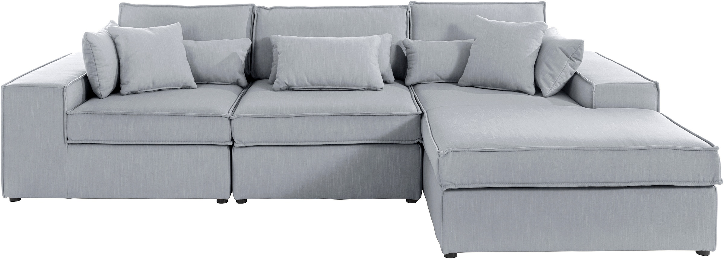 RAUM.ID Ecksofa »Florid L-Form«, 3 Teile, bestehend aus Modulen, viele Bezugsqualitäten, auch in Cord