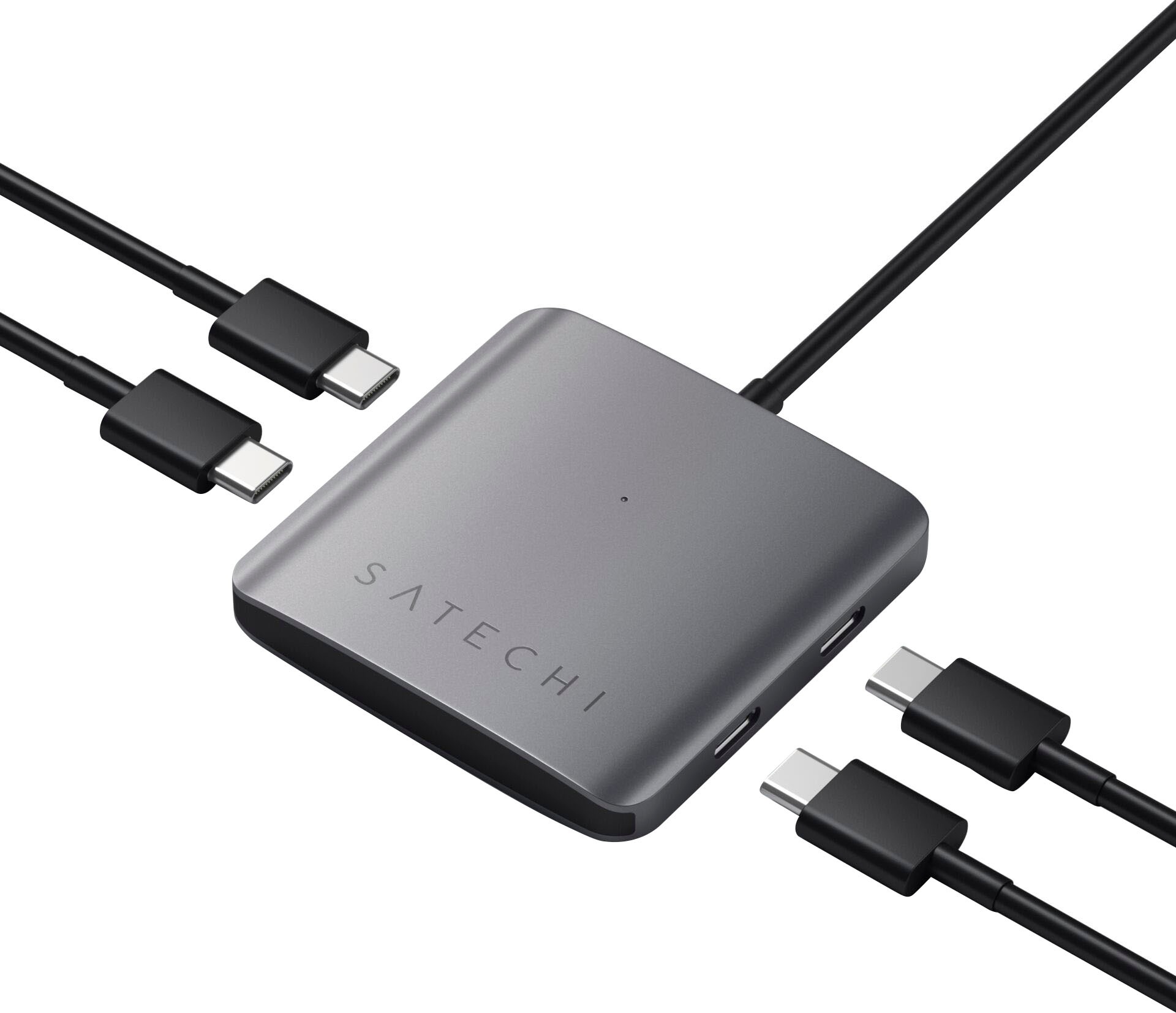 Satechi USB-Adapter »Aluminum 4 Port USB-C Hub«, USB-C zu USB Typ C