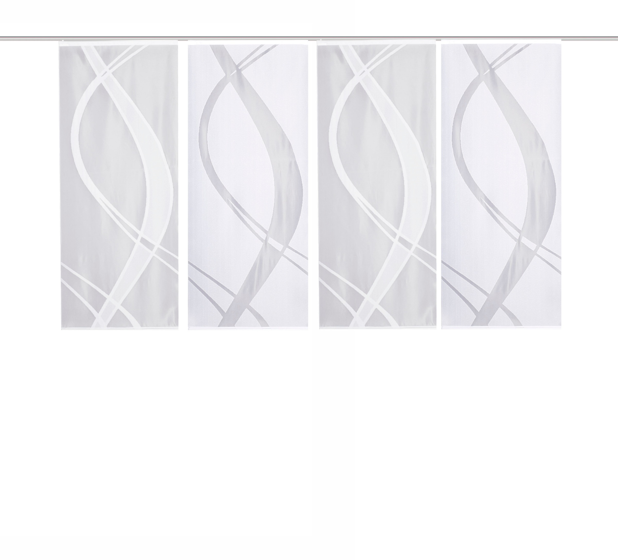 HOME WOHNIDEEN Schiebegardine »TIBASO«, (4 St.), halbtransparent
