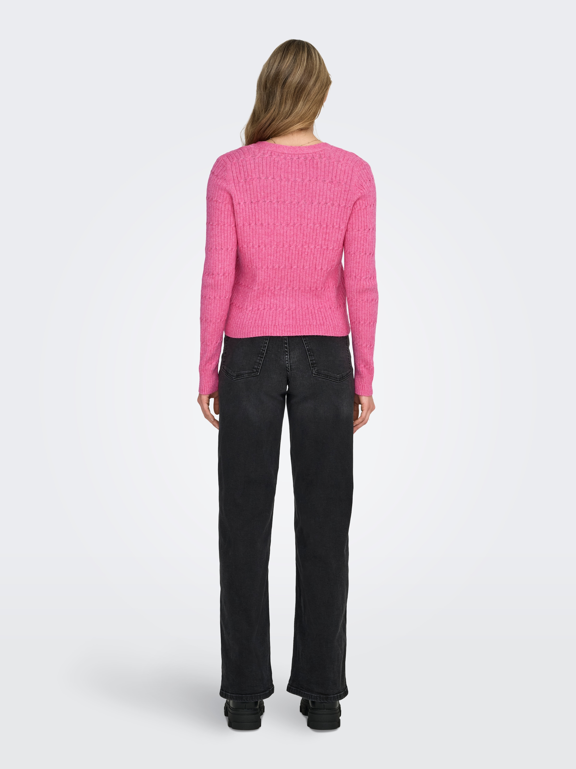 ONLY Strickjacke »ONLKATIA LS CABLE V-NECK CARDIGAN CC KNT«