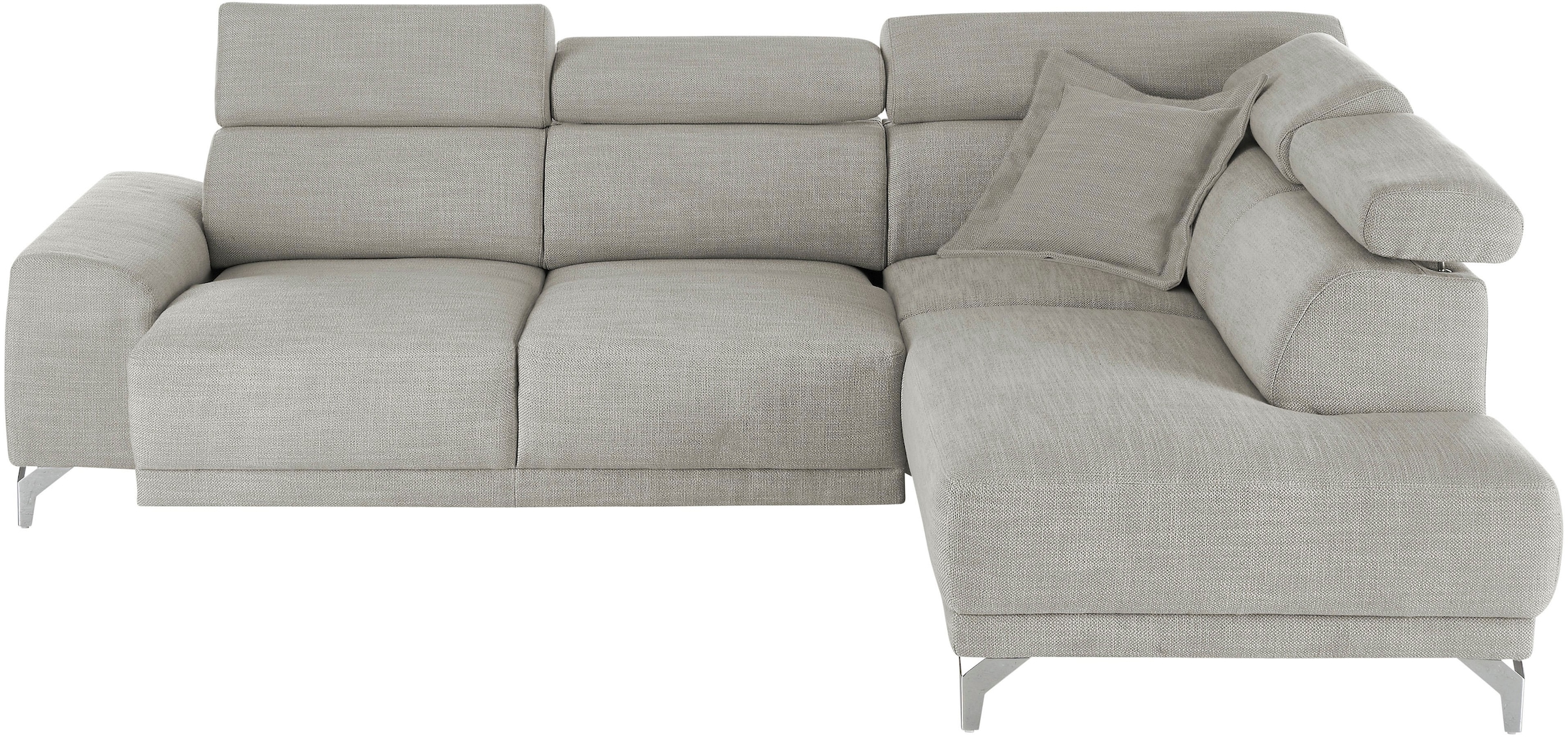 3C Candy Ecksofa »Greve Sofa immer mit manuelle Kopfteilverstellungen, mode günstig online kaufen
