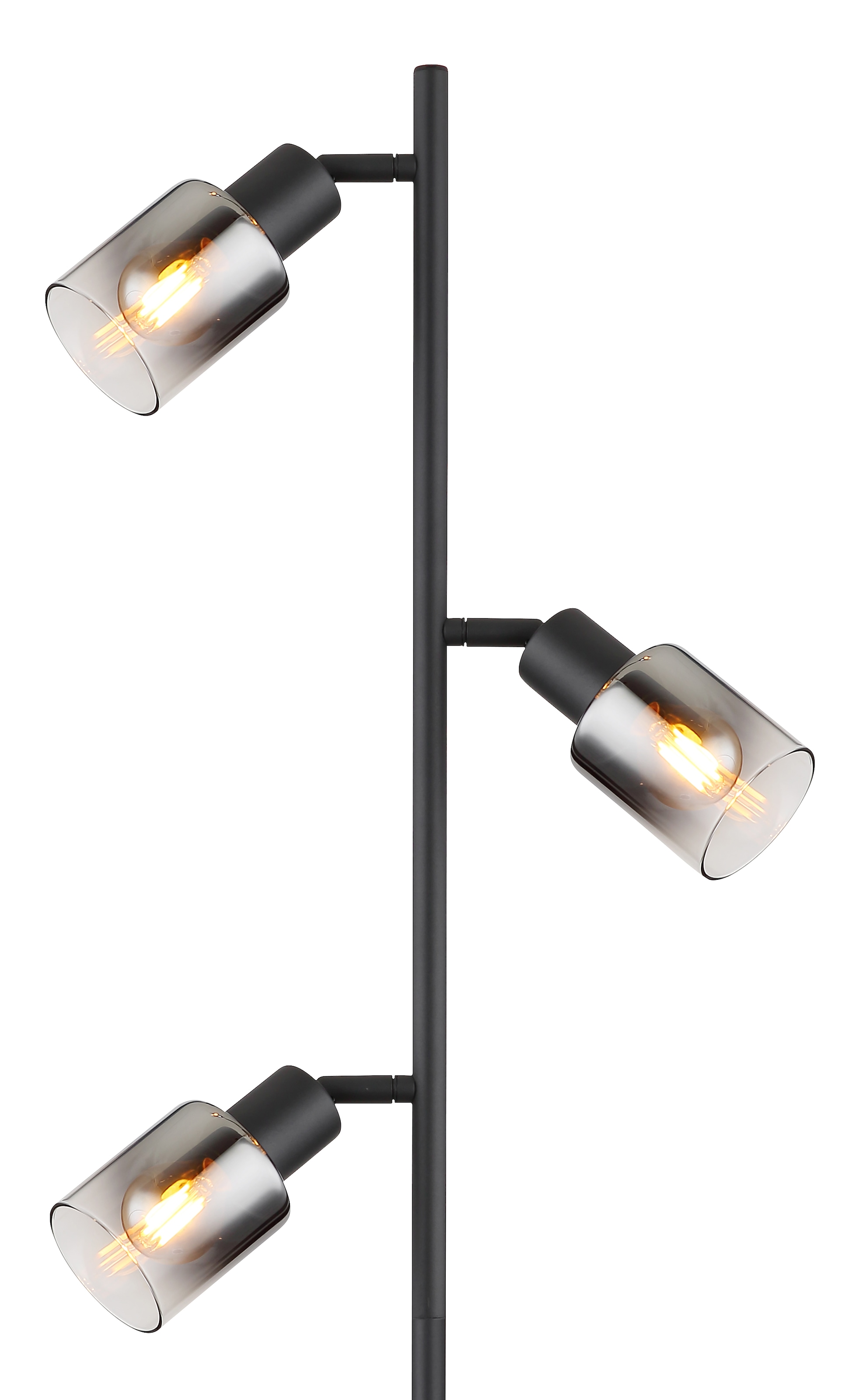 GLOBO LIGHTING Stehlampe »HUBERTUS« E14 1 Stk. Stehlampe Wohnzimmer Schlafzimmer Flur Design-Leuchte