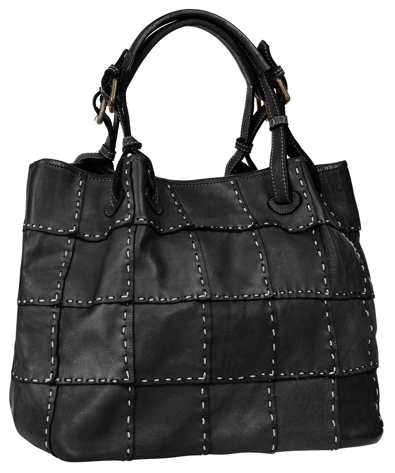 Samantha Look Shopper, echt Leder, Made in Italy