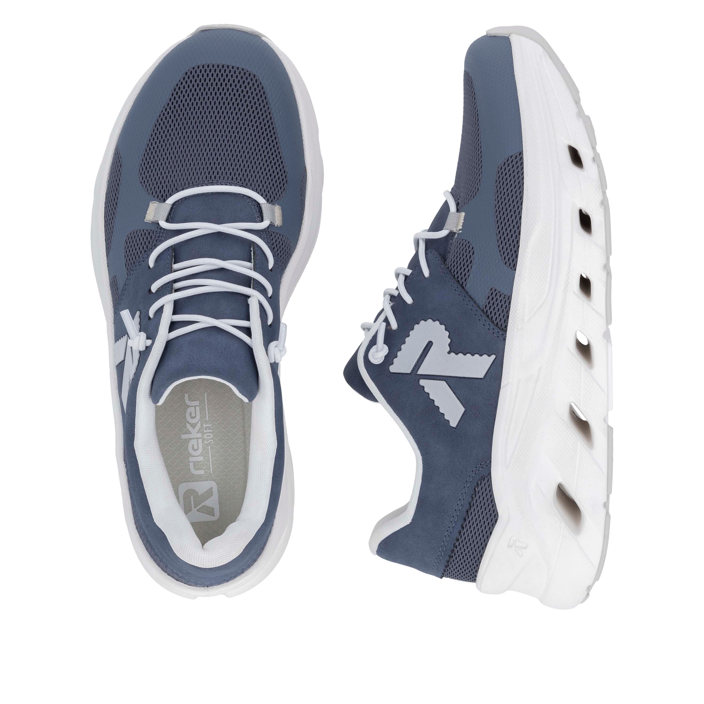 RIEKER Sport Plateausneaker  Slip-on Sneaker, Halbschuh, Freizeitsneaker mit MemoSoft-Innensohle