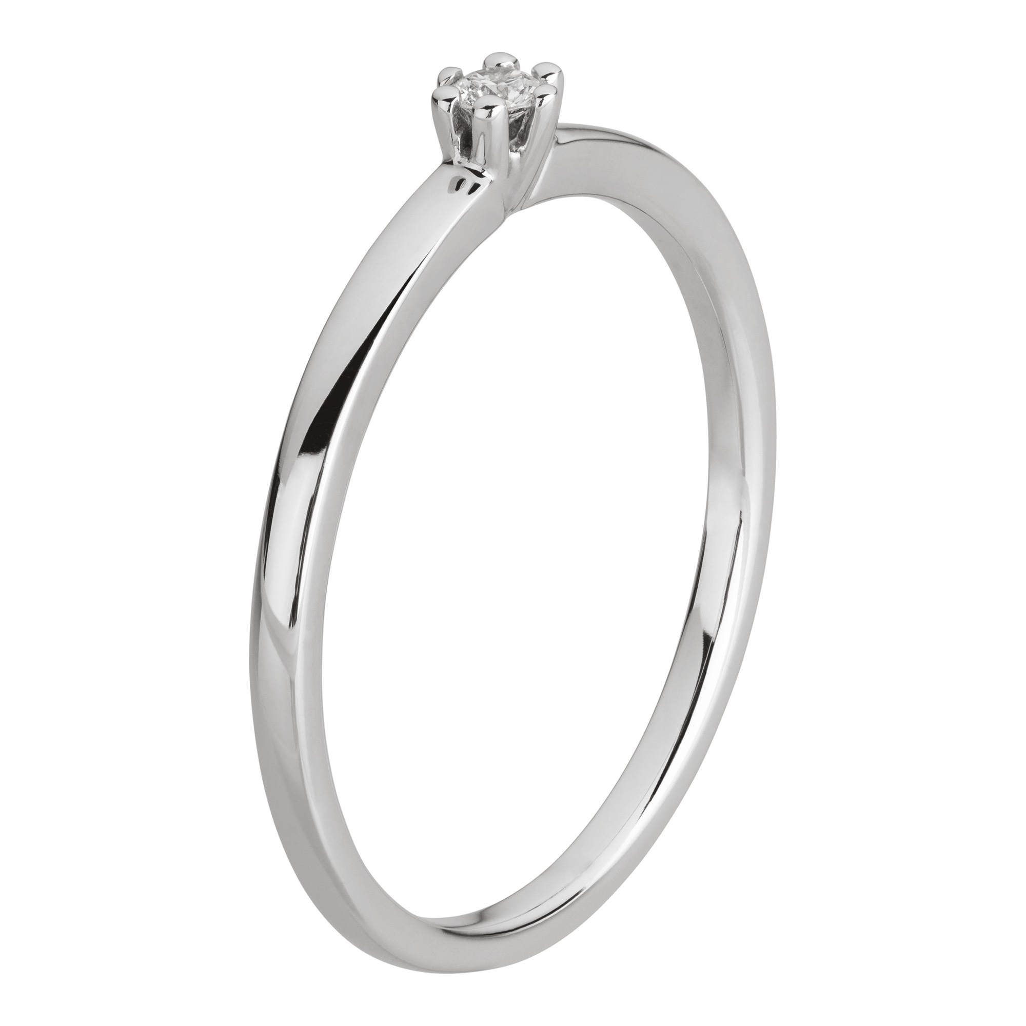 Orolino Fingerring »585 Gold 1x Brillant 0,05ct.«