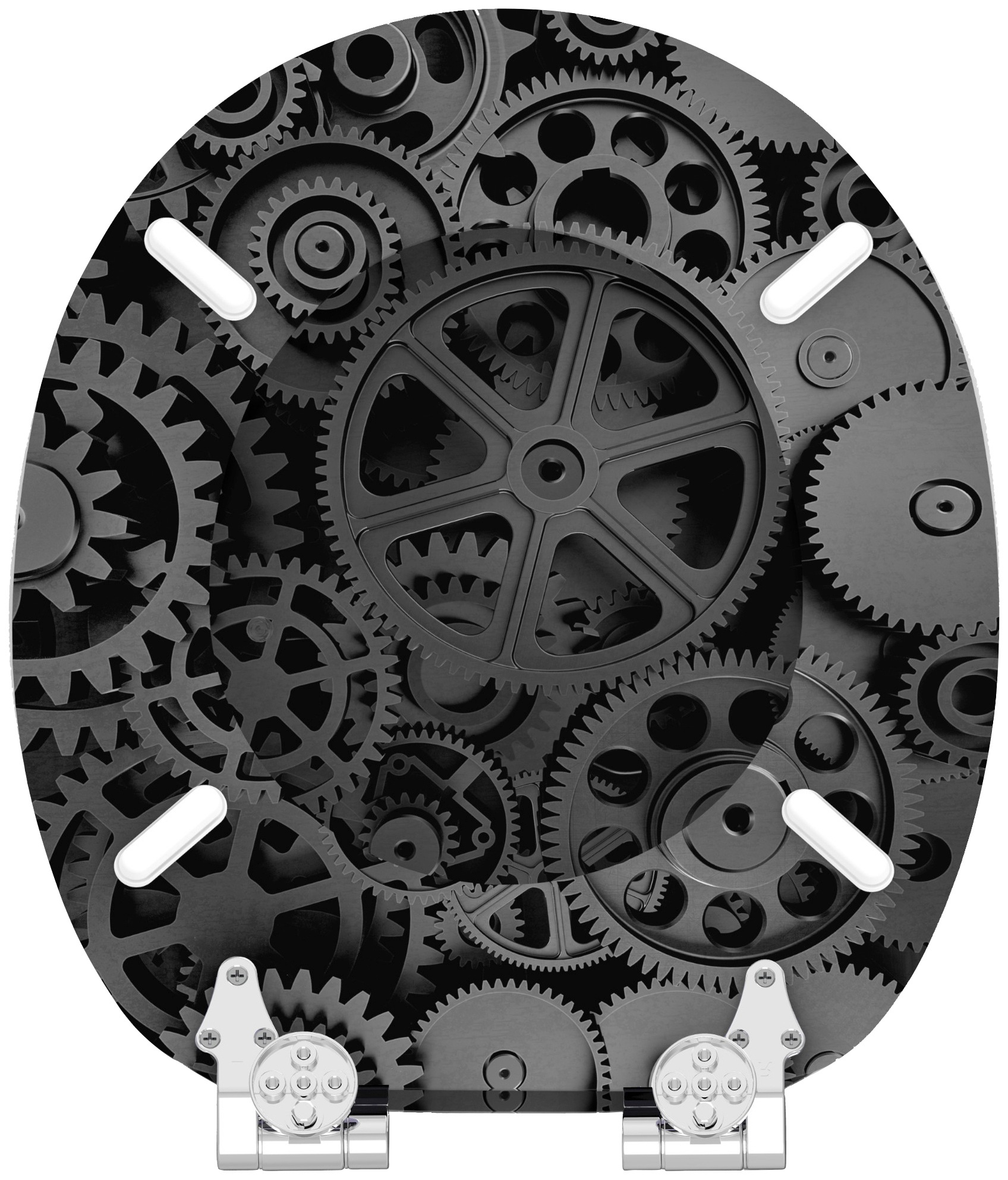 Sanilo WC-Sitz »Gears«, mit Absenkautomatik, BxL: 37,7 x 42,0 - 47,0 cm