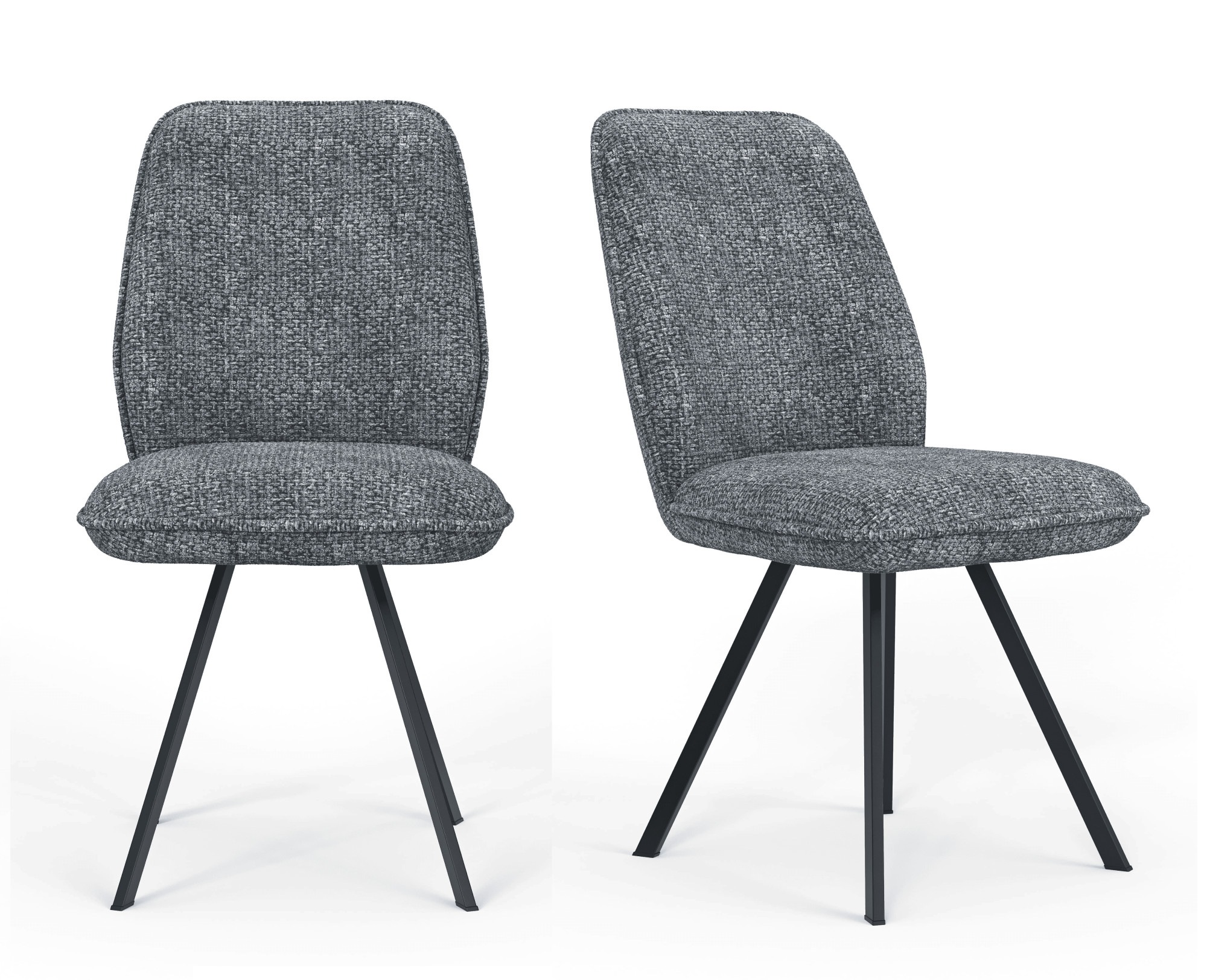 Home affaire Esszimmerstuhl »Mily Essstuhl, Wohnstuhl, Polsterstuhl, 4-Fußs günstig online kaufen