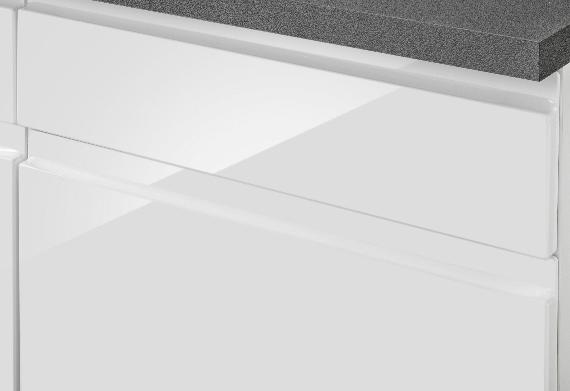 HELD MÖBEL Küchenzeile »Virginia«, Breite 390 cm, mit Glaskeramik-oder Induktionskochfeld