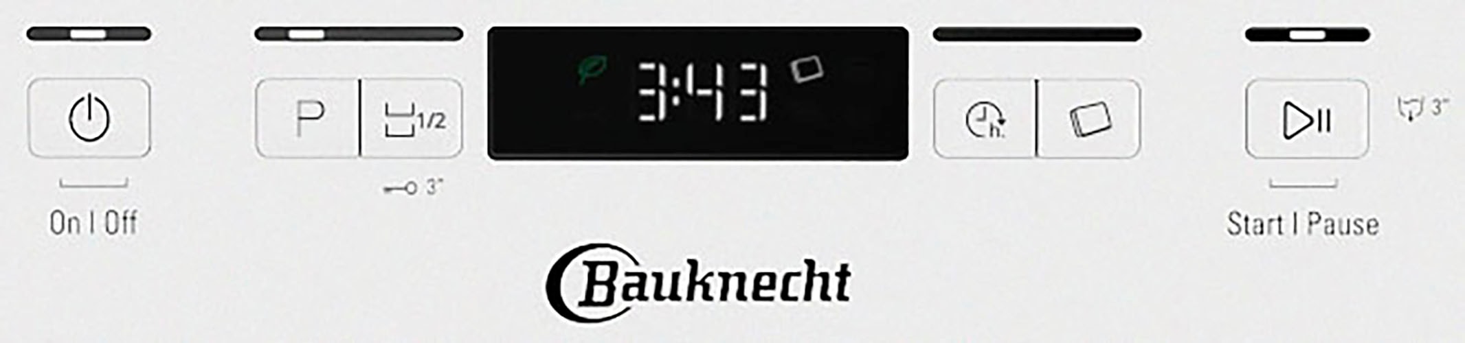 BAUKNECHT Standgeschirrspüler »B2F HD624 A«, B2F HD624 A, 14 Maßgedecke
