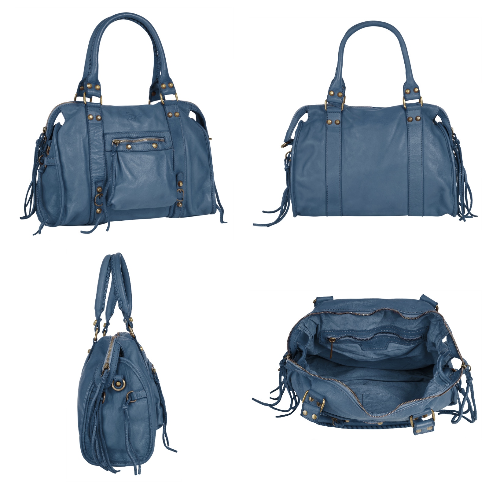 Samantha Look Shopper, echt Leder, Made in Italy
