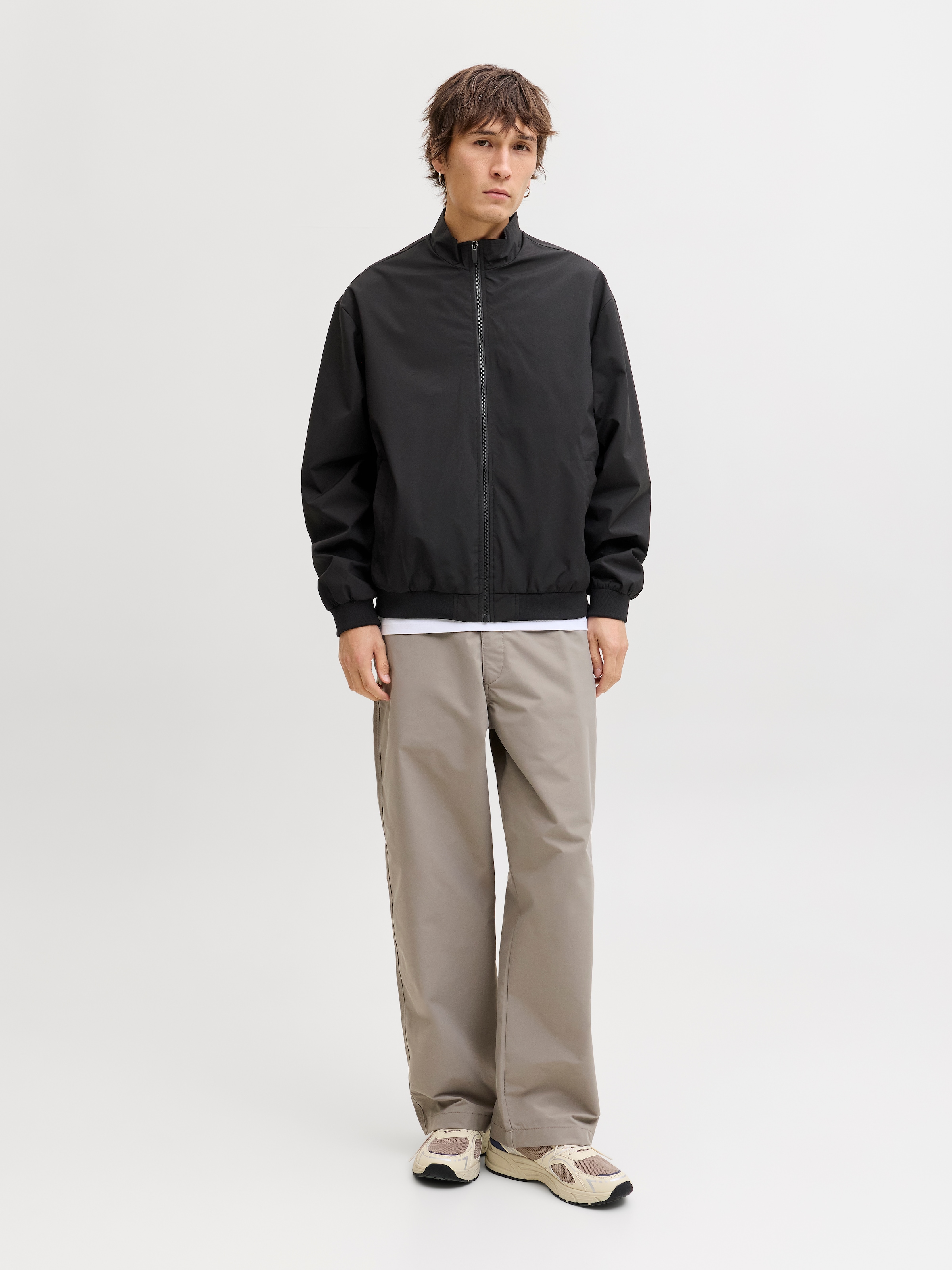 Jack & Jones Bomberjacke »JJECHARGE STAND COLLAR BOMBER NOOS« mit Stehkragen